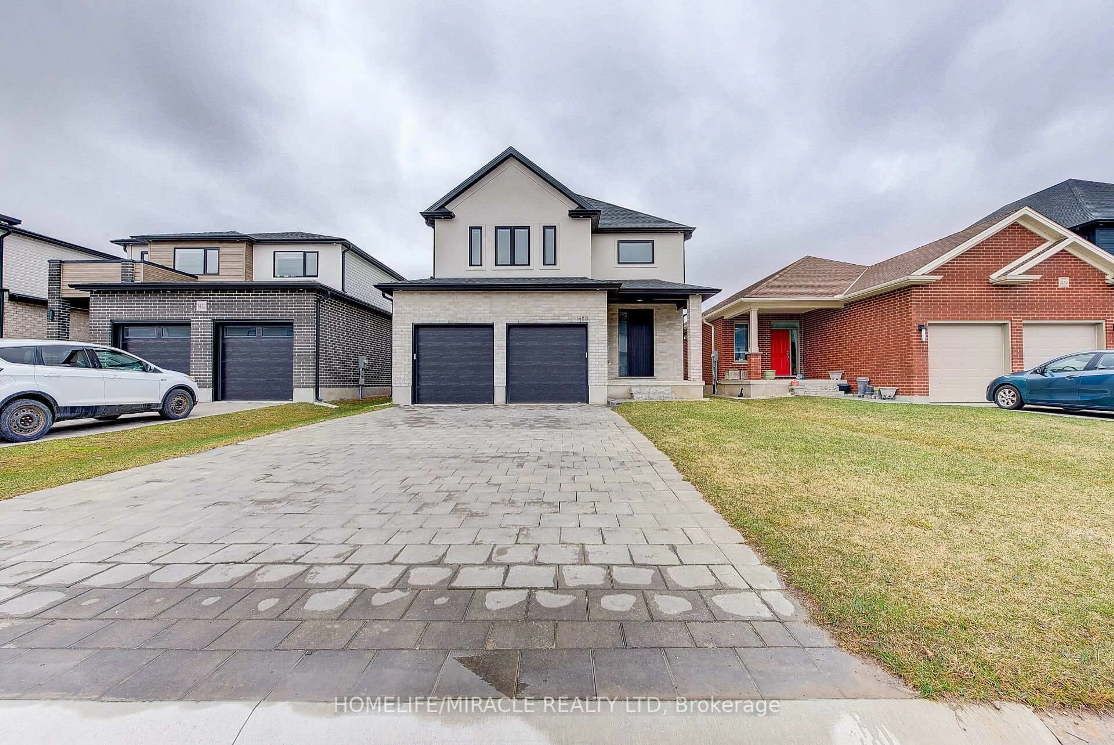 Home with brick exterior material, street for 1480 Medway Park Dr, London Ontario N6G 0Z6
