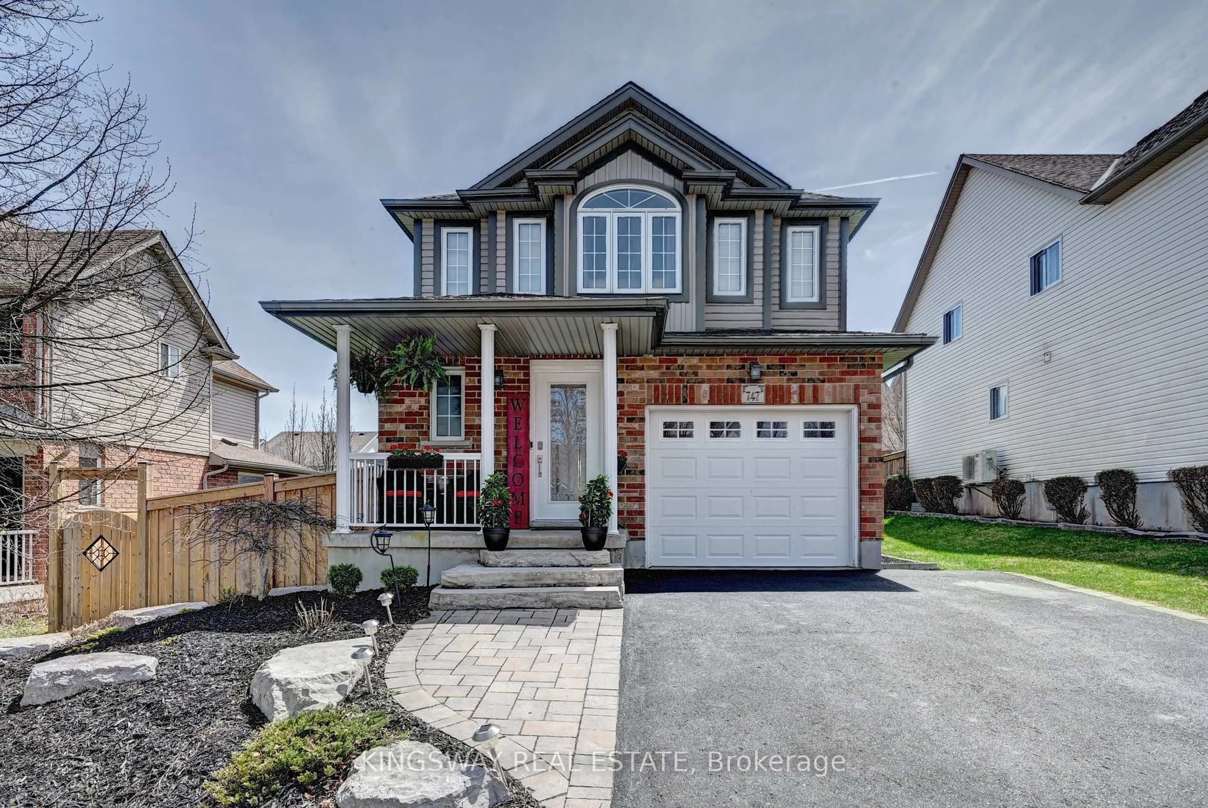 Home with brick exterior material, street for 747 Butternut Ave, Waterloo Ontario N2V 2M3
