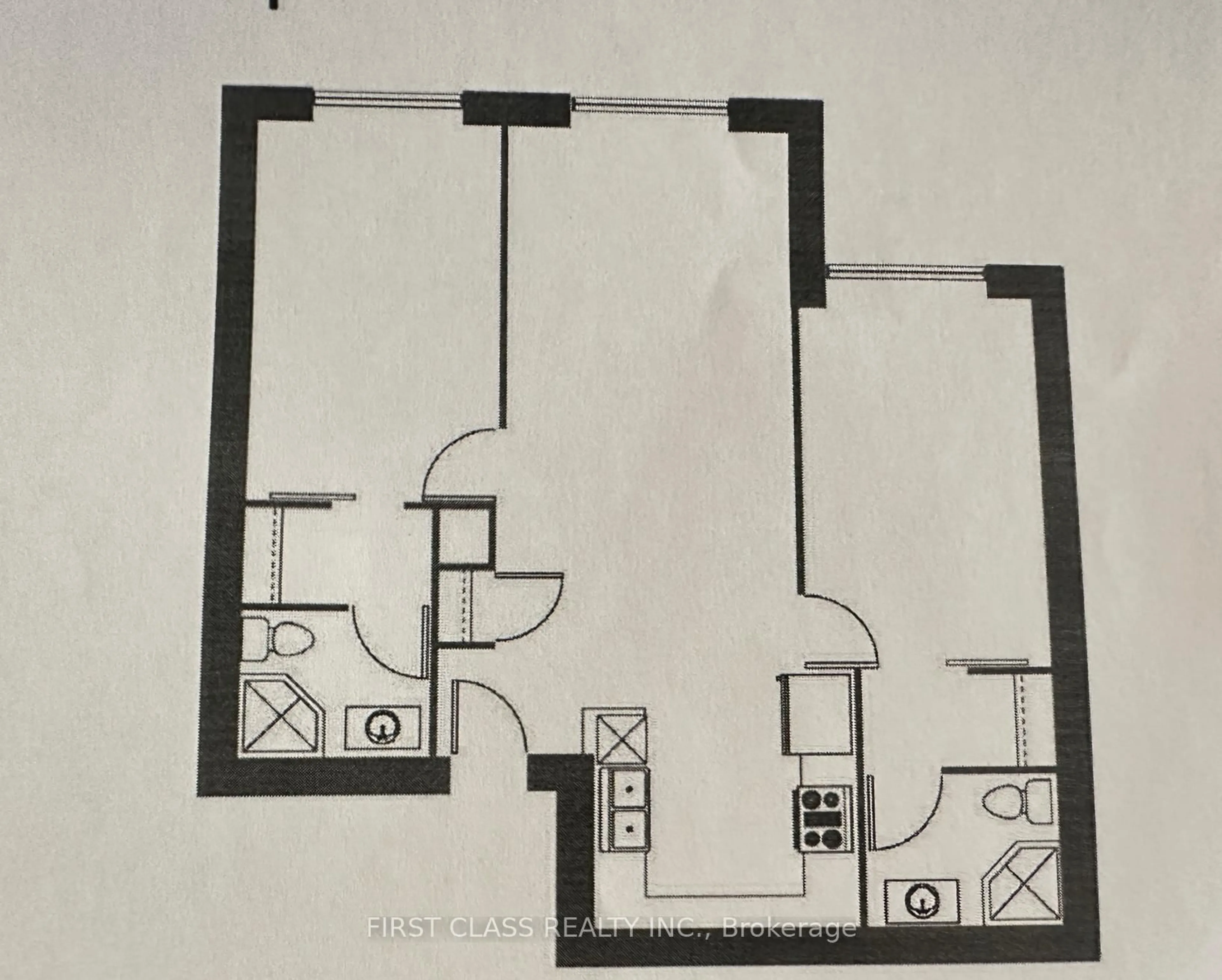 Floor plan for 1235 Richmond St #1307, London Ontario N6A 0C1