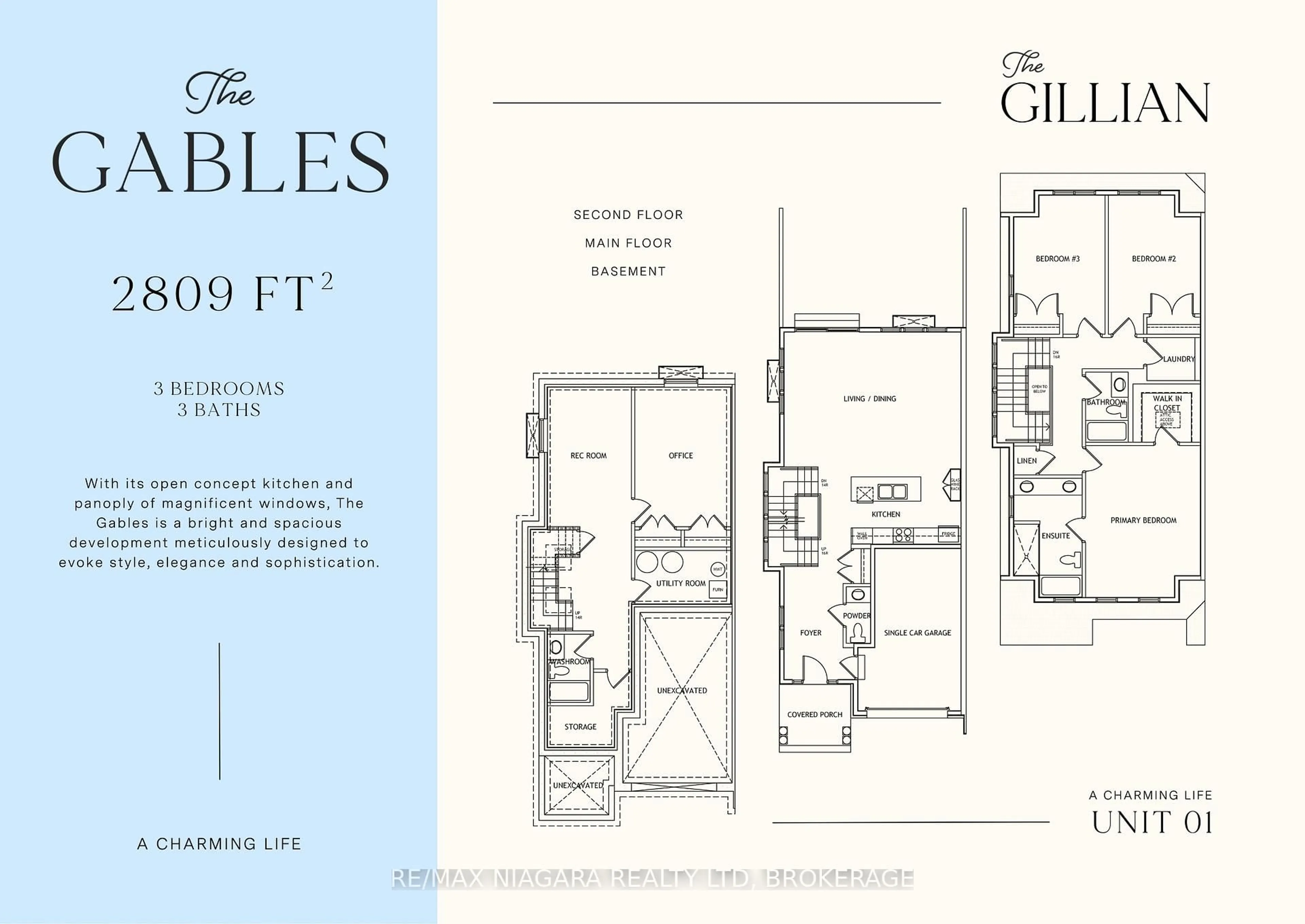 Floor plan for 443 Dorchester St #A, Niagara-on-the-Lake Ontario L0S 1J0