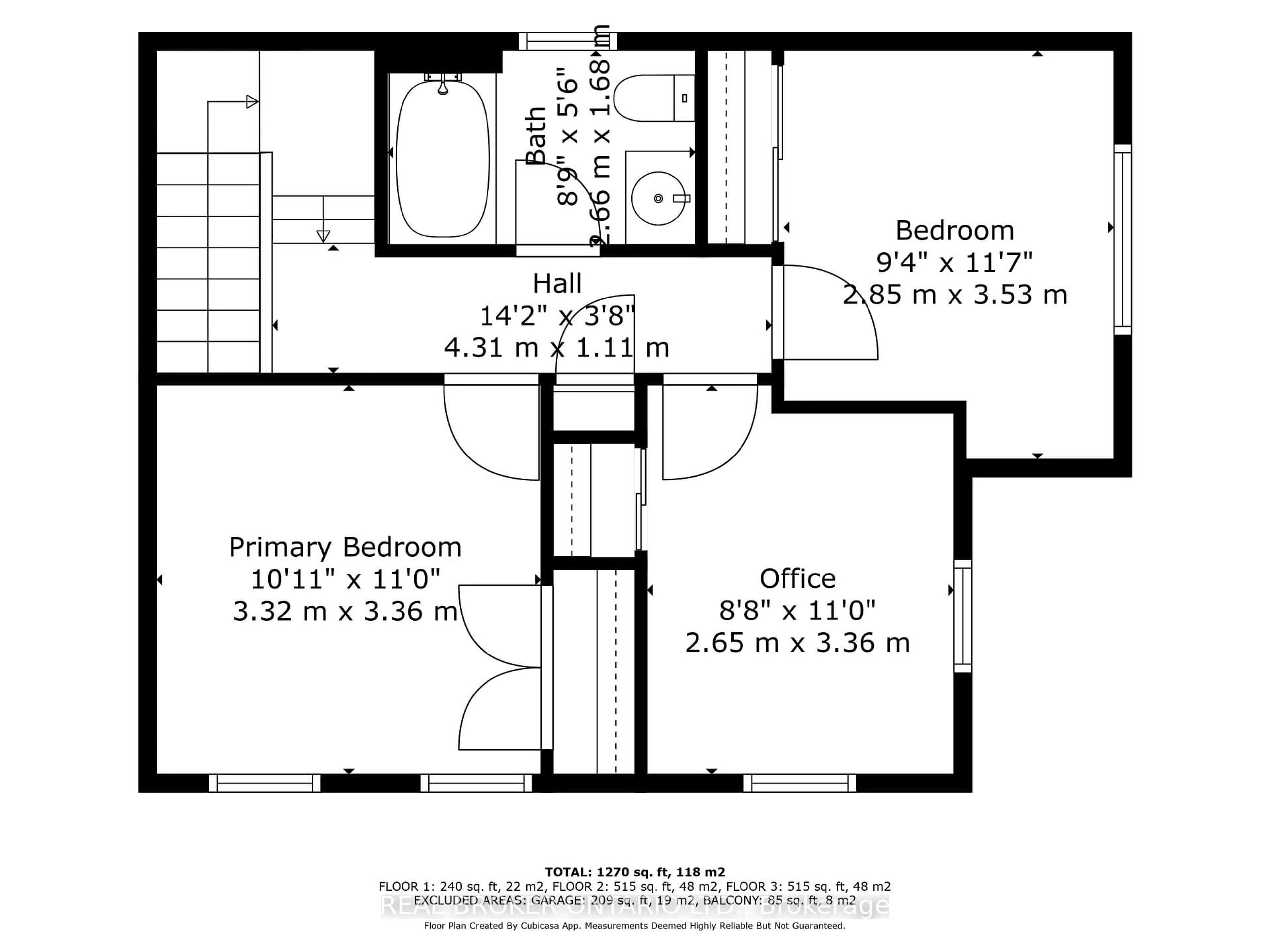 Floor plan for 769 Summergaze St, Ottawa Ontario K2M 0L8