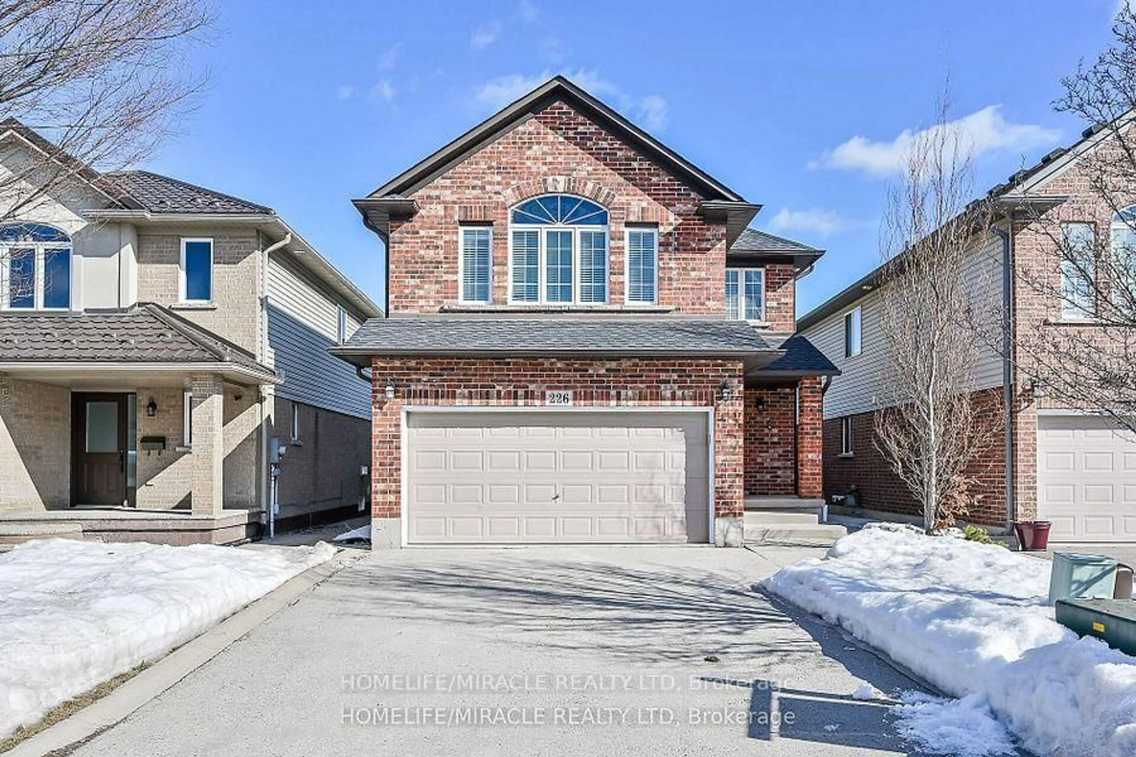 Home with brick exterior material, street for 226 Spring valley Cres, Hamilton Ontario L9C 0B4