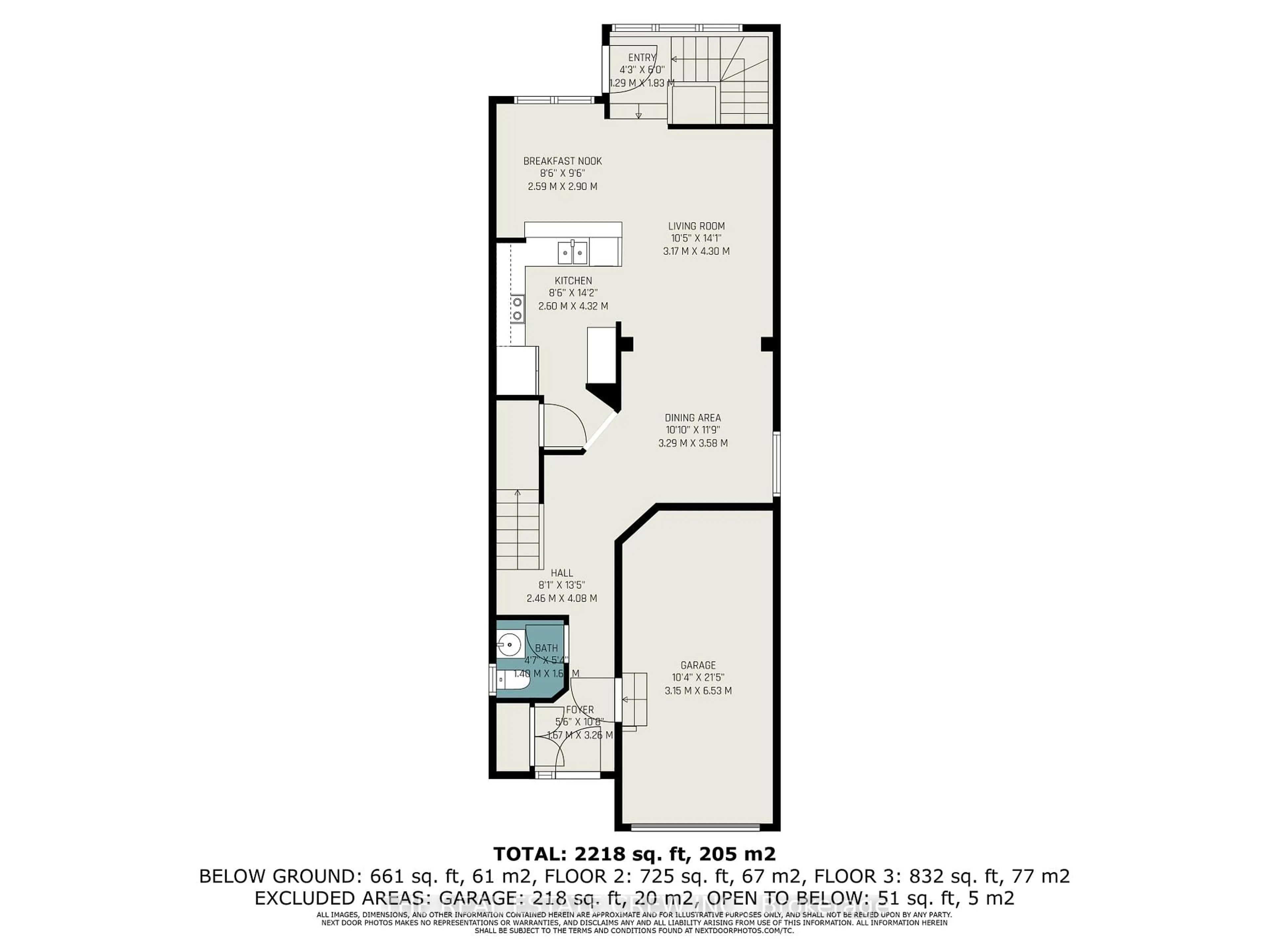 Floor plan for 699 Sora Way, Ottawa Ontario K1T 0R3