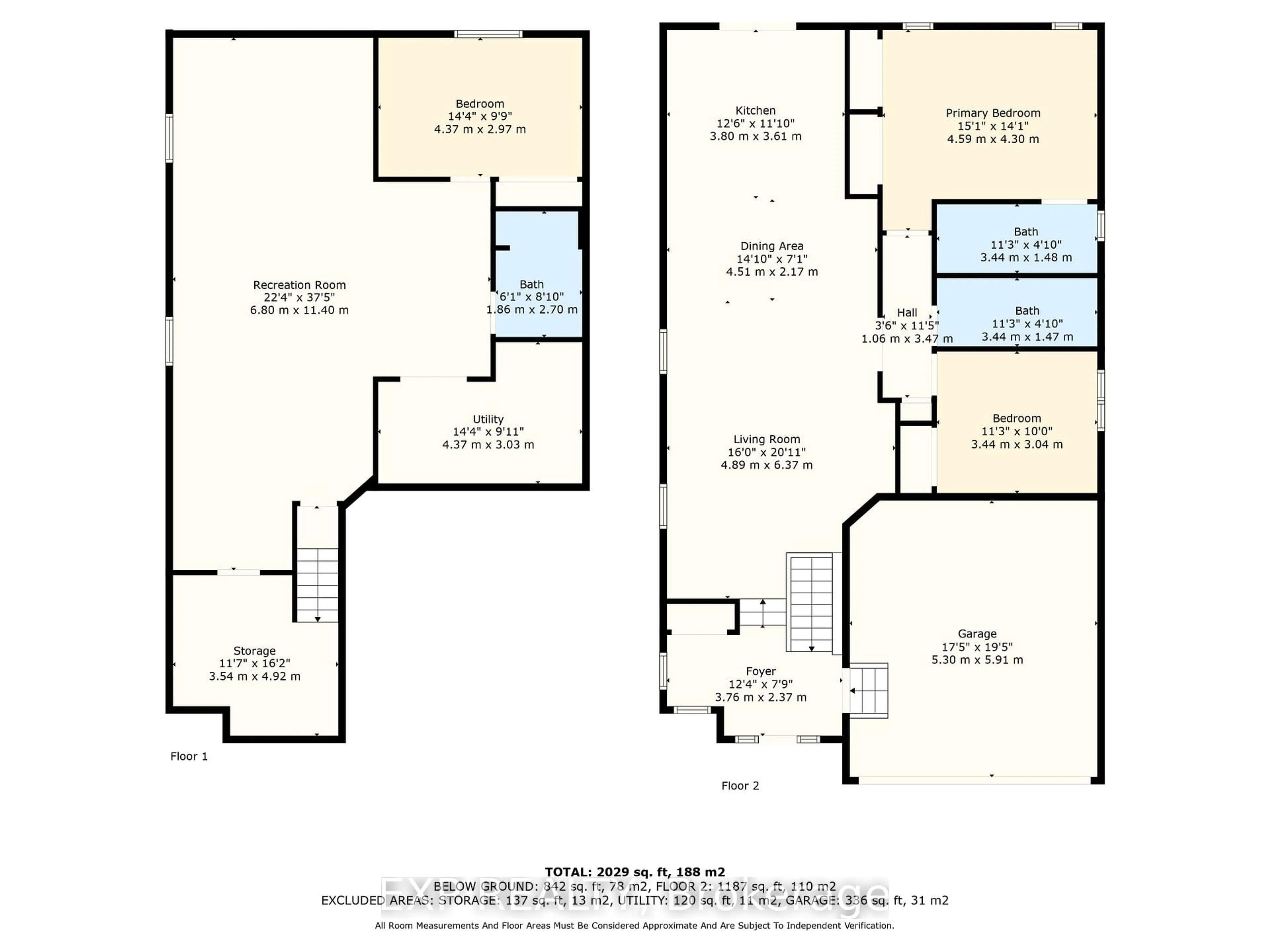 Floor plan for 65 Cortland Way, Brighton Ontario K0K 1H0