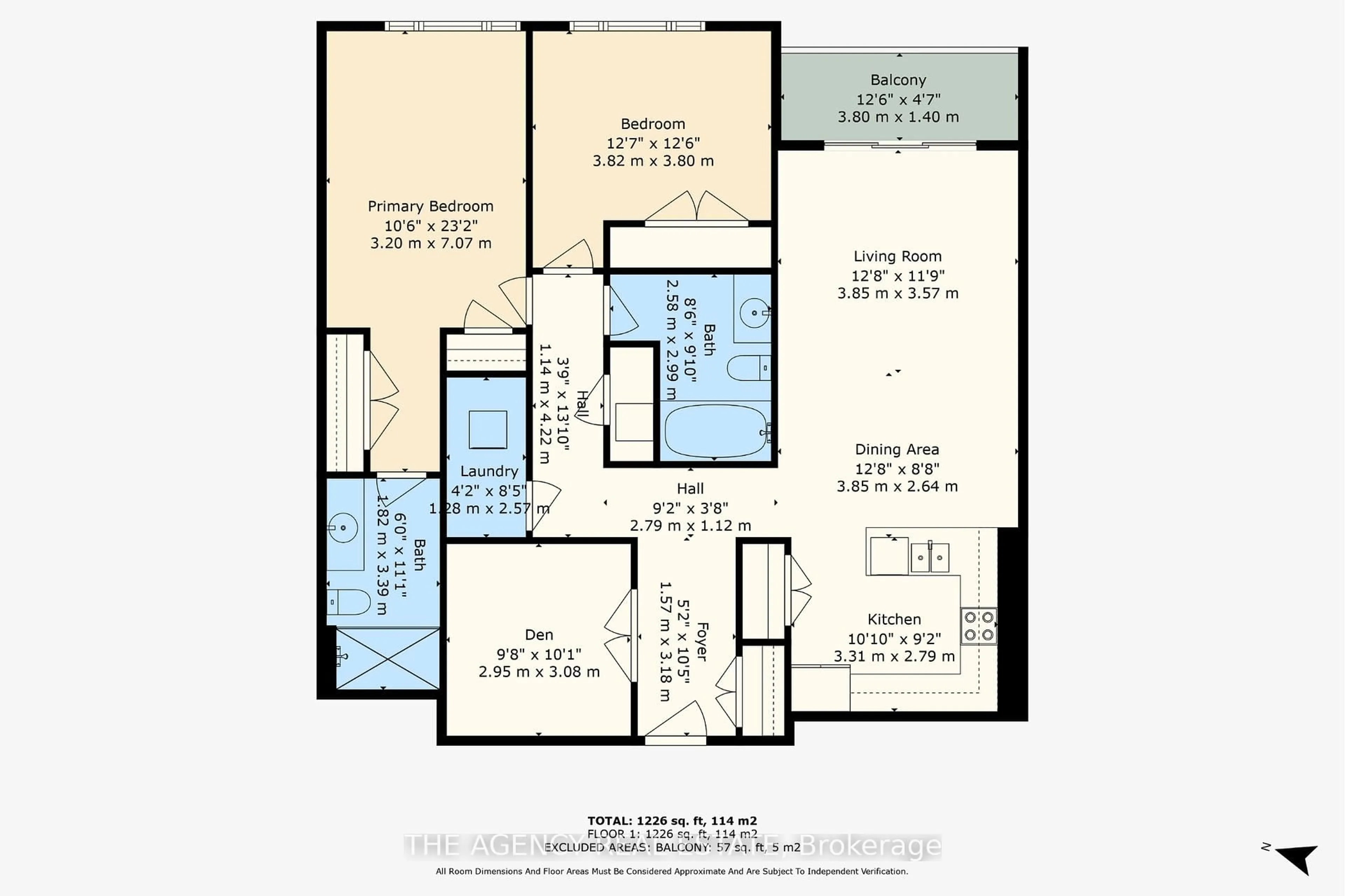 Floor plan for 89 Ridout St #403, London South Ontario N6C 3X2