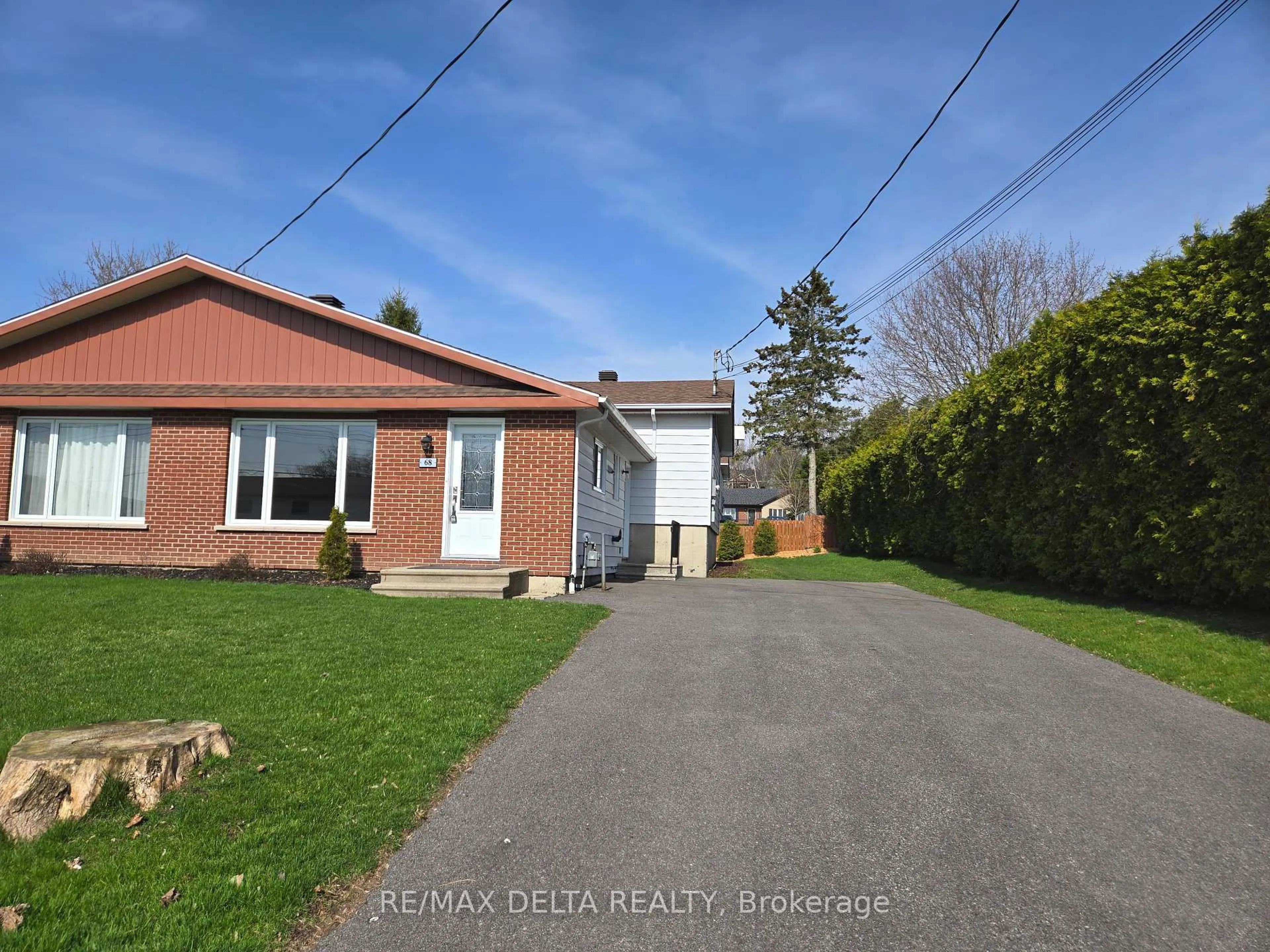 A pic from outside/outdoor area/front of a property/back of a property/a pic from drone, street for 68 Boyd St, Champlain Ontario K0B 1R0