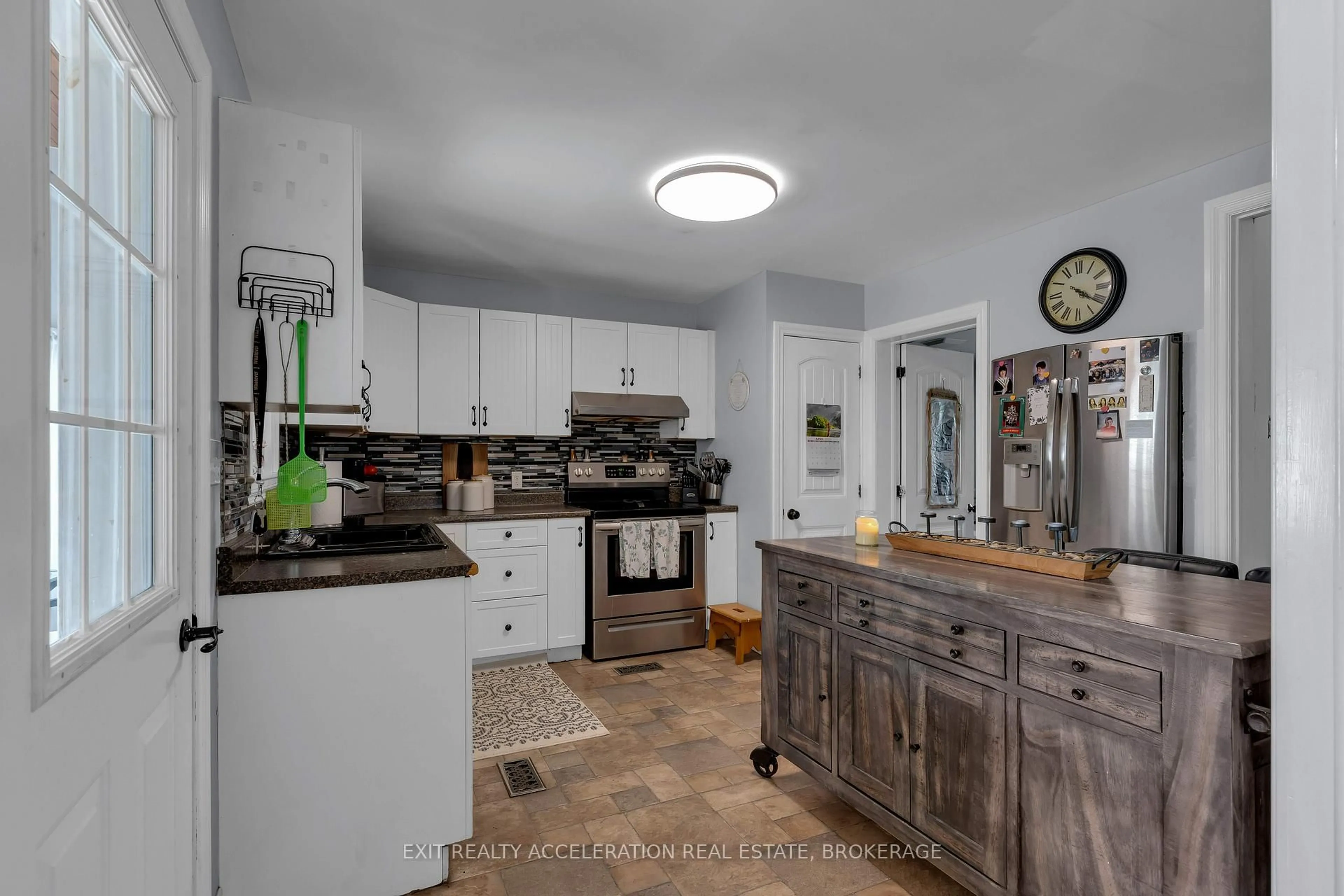 Open concept kitchen, ceramic/tile floor for 273 Dundas St, Deseronto Ontario K0K 1X0