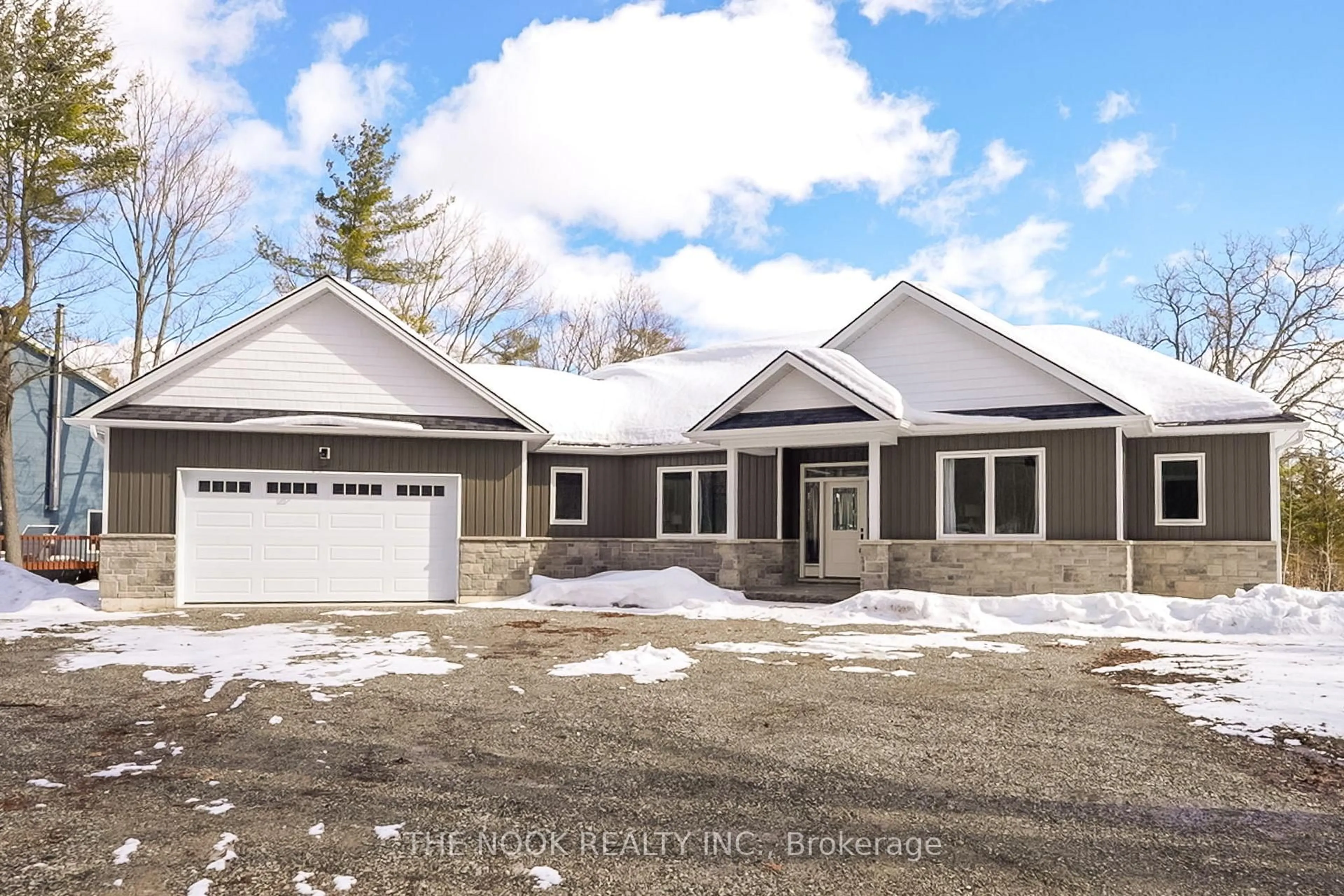 Home with vinyl exterior material, street for 380 Highway 36 N/A, Galway-Cavendish and Harvey Ontario K0M 1A0