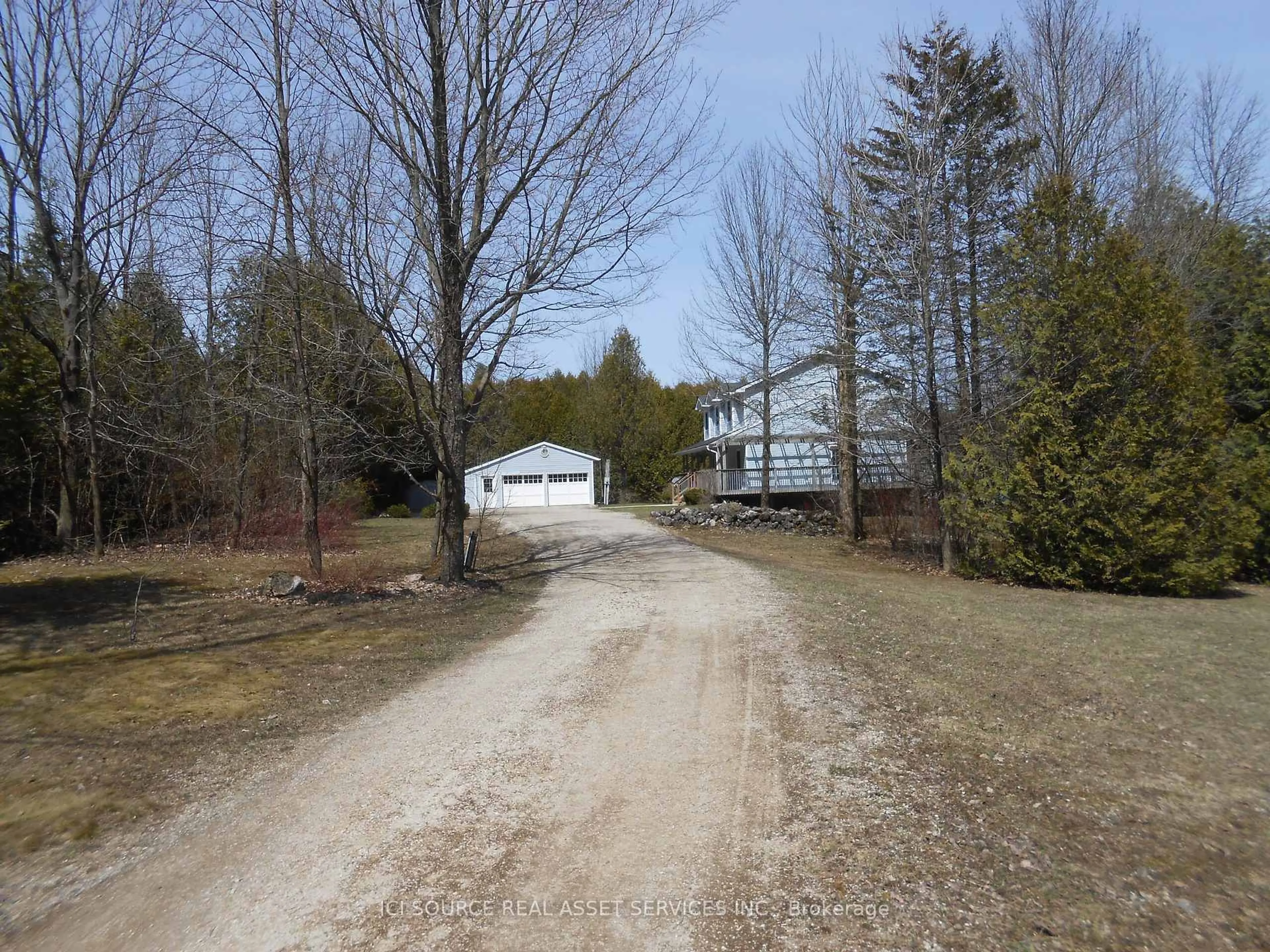 A pic from outside/outdoor area/front of a property/back of a property/a pic from drone, street for 523557 Concession 12 N/A, West Grey Ontario N0C 1H0