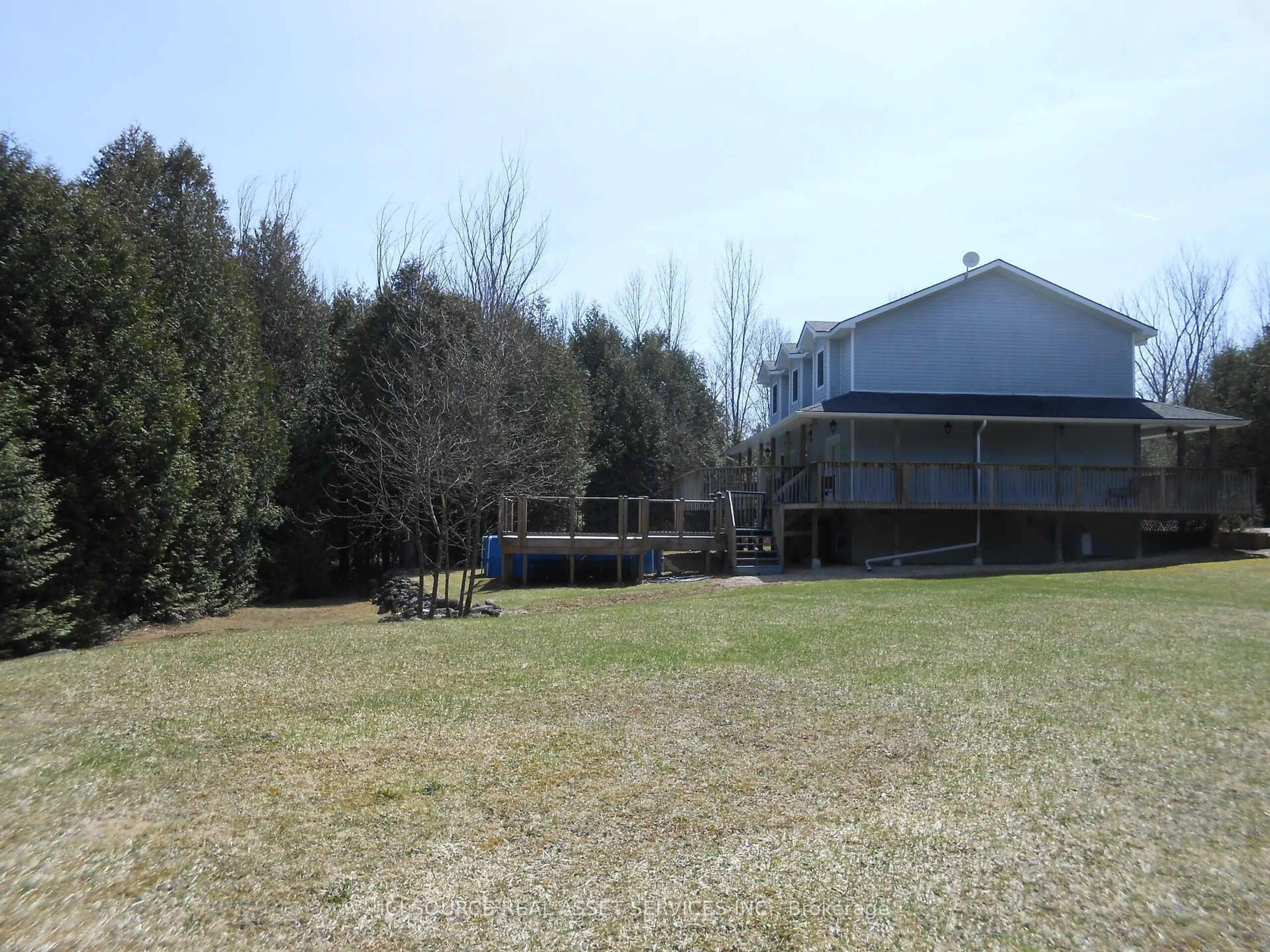 A pic from outside/outdoor area/front of a property/back of a property/a pic from drone, unknown for 523557 Concession 12 N/A, West Grey Ontario N0C 1H0