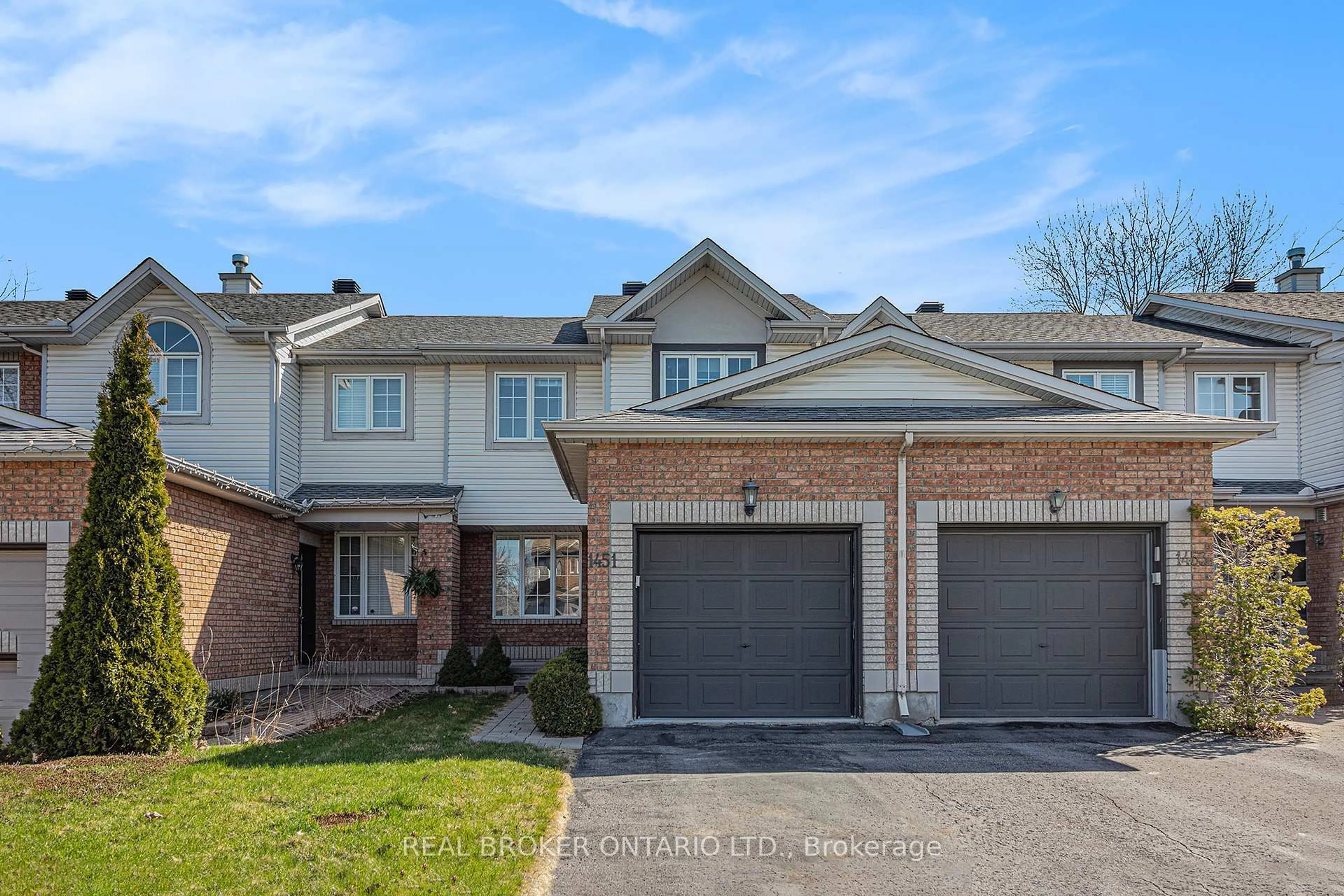 Home with brick exterior material, street for 1451 Bonneville Cres, Ottawa Ontario K1C 7N2