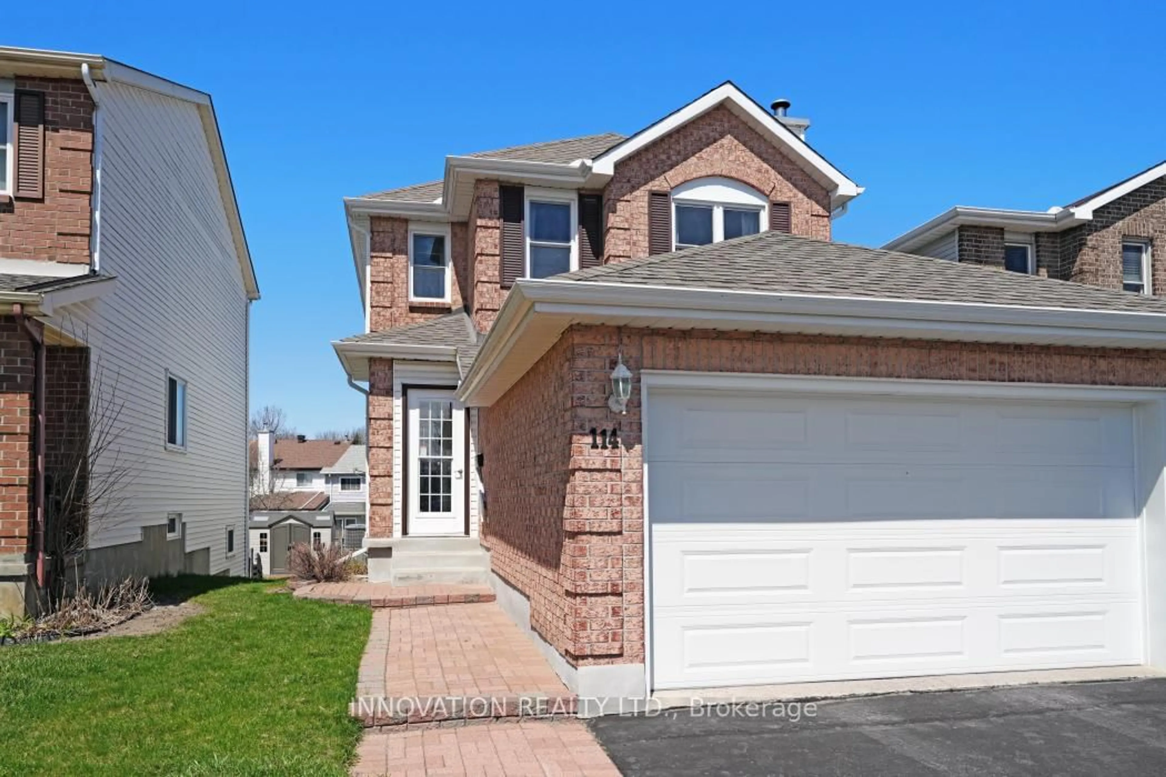 Home with brick exterior material, street for 114 Acklam Terr, Ottawa Ontario K2K 2J5