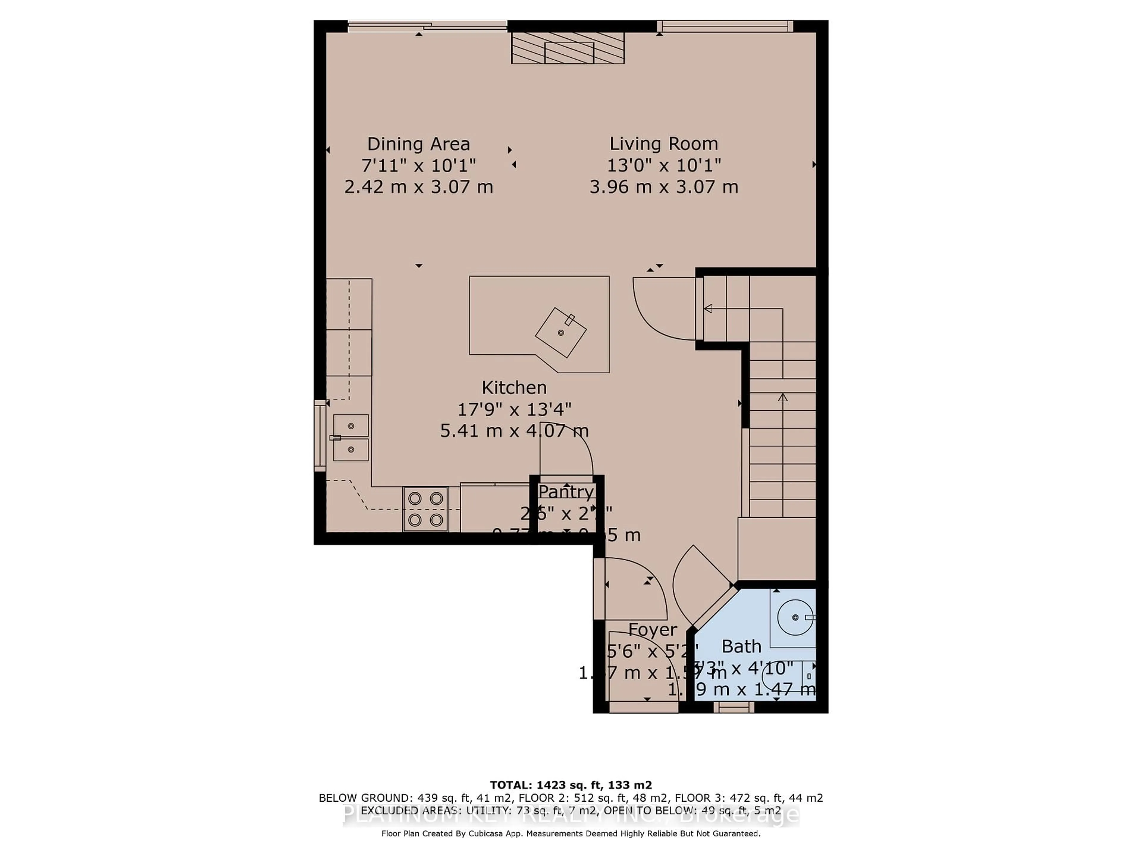Floor plan for 1980 Frederick Cres, London East Ontario N5W 0A4
