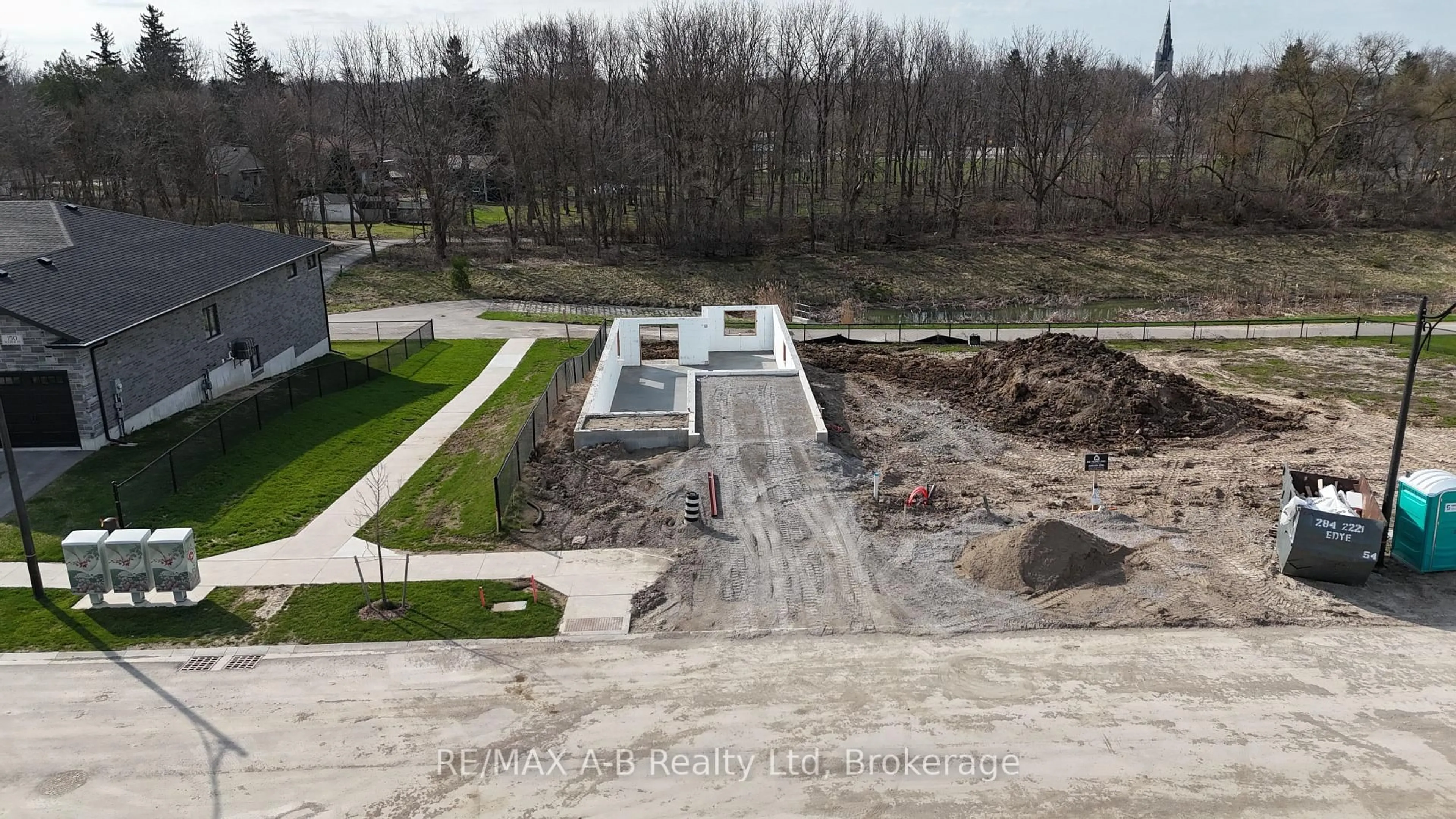 A pic from outside/outdoor area/front of a property/back of a property/a pic from drone, building for 144 Hooper St, St. Marys Ontario N4X 0C1