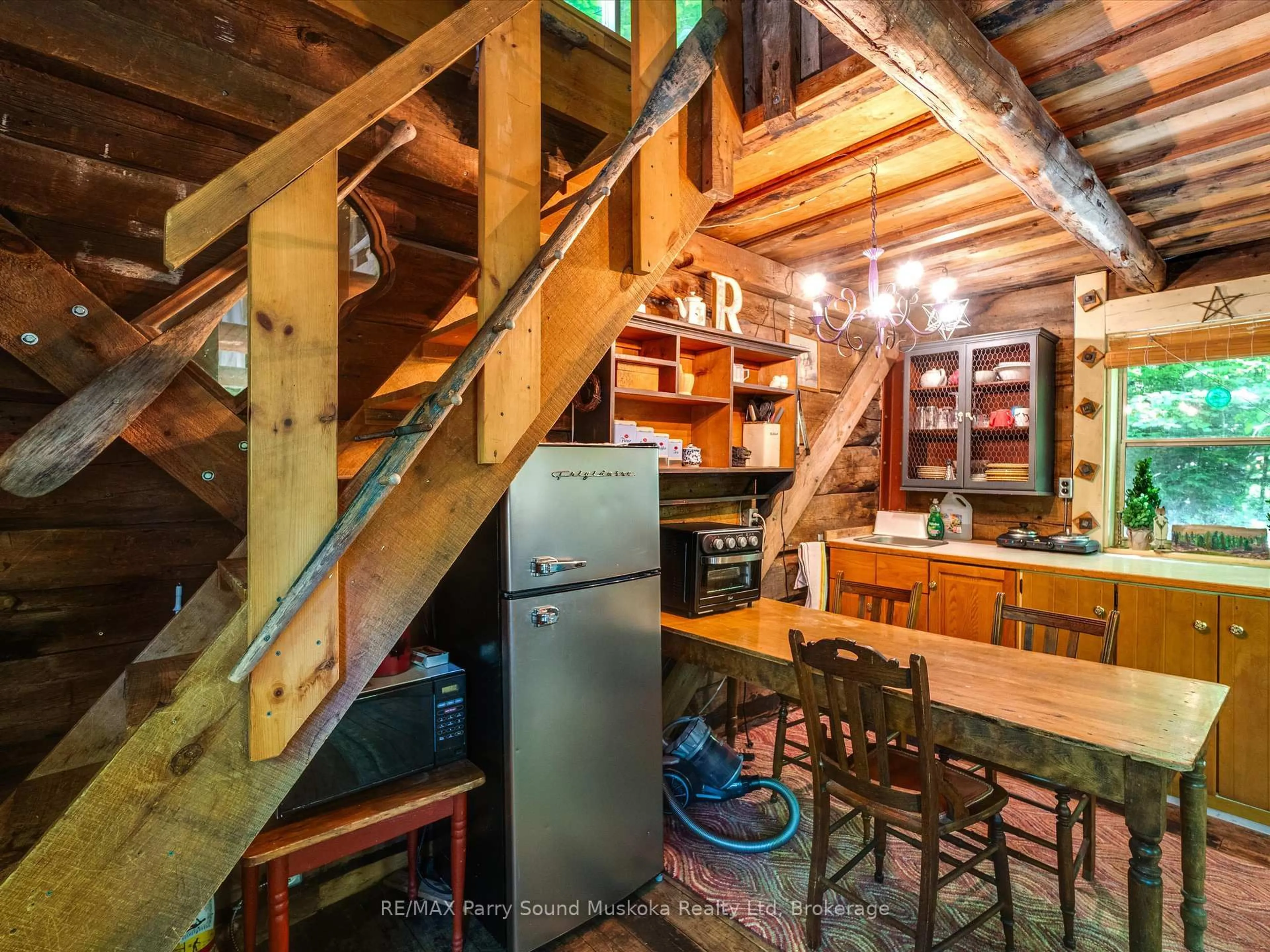 Rustic kitchen, unknown for 479 Doe Lake Rd, Armour Ontario P0A 1L0