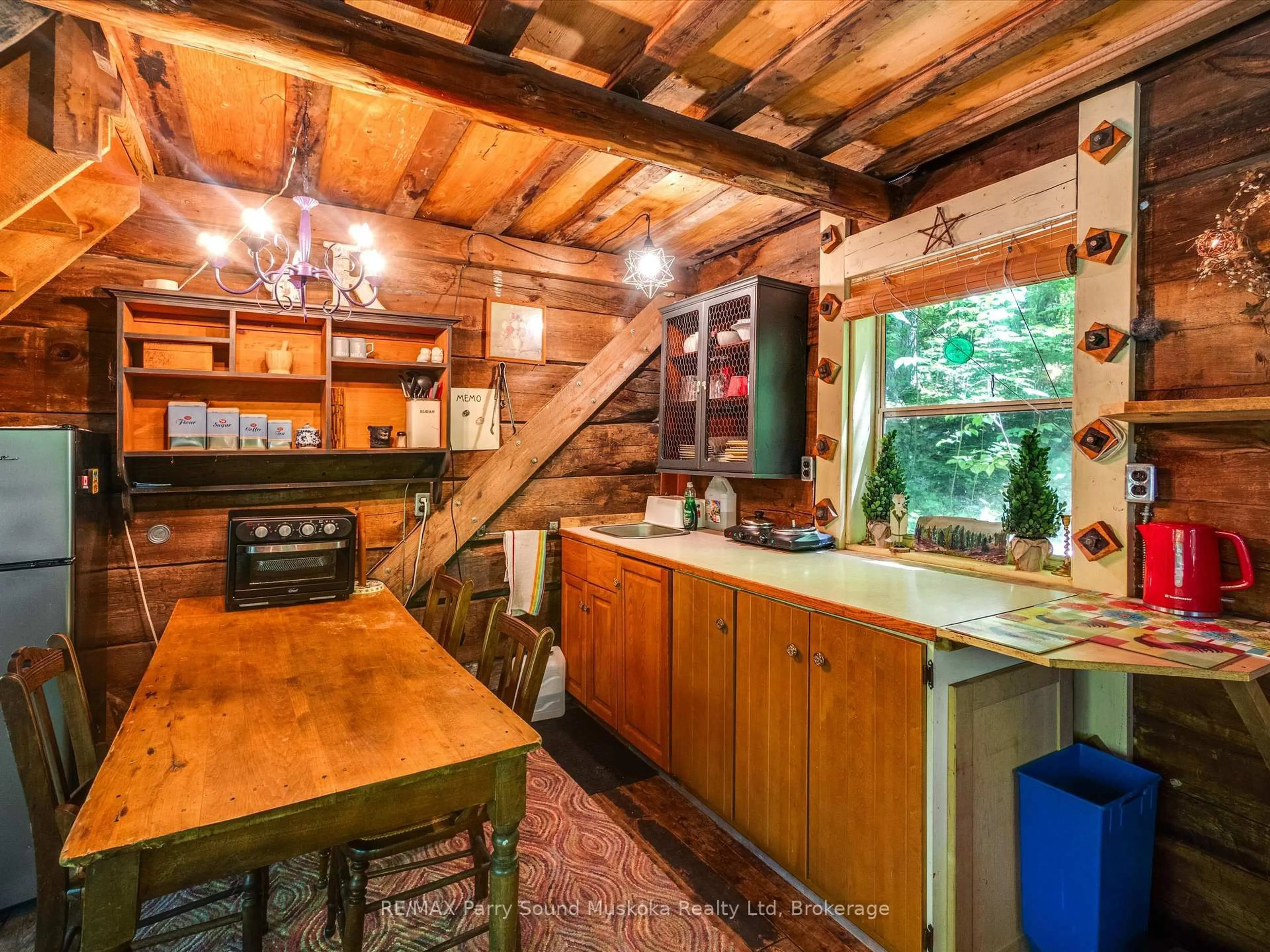 Rustic kitchen, unknown for 479 Doe Lake Rd, Armour Ontario P0A 1L0