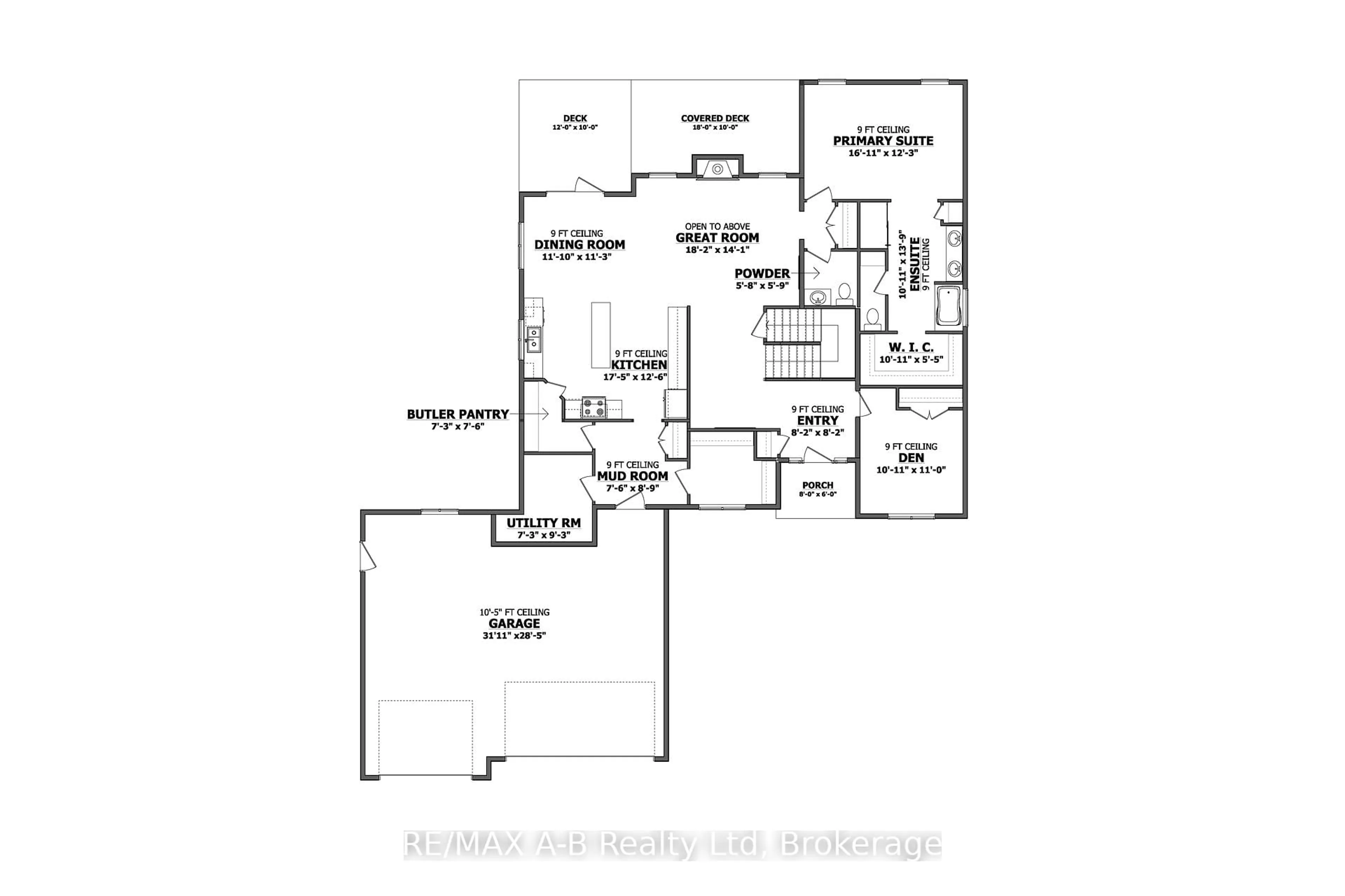 Floor plan for 1 Birtch Creek Cres, St. Marys Ontario N4X 0A3