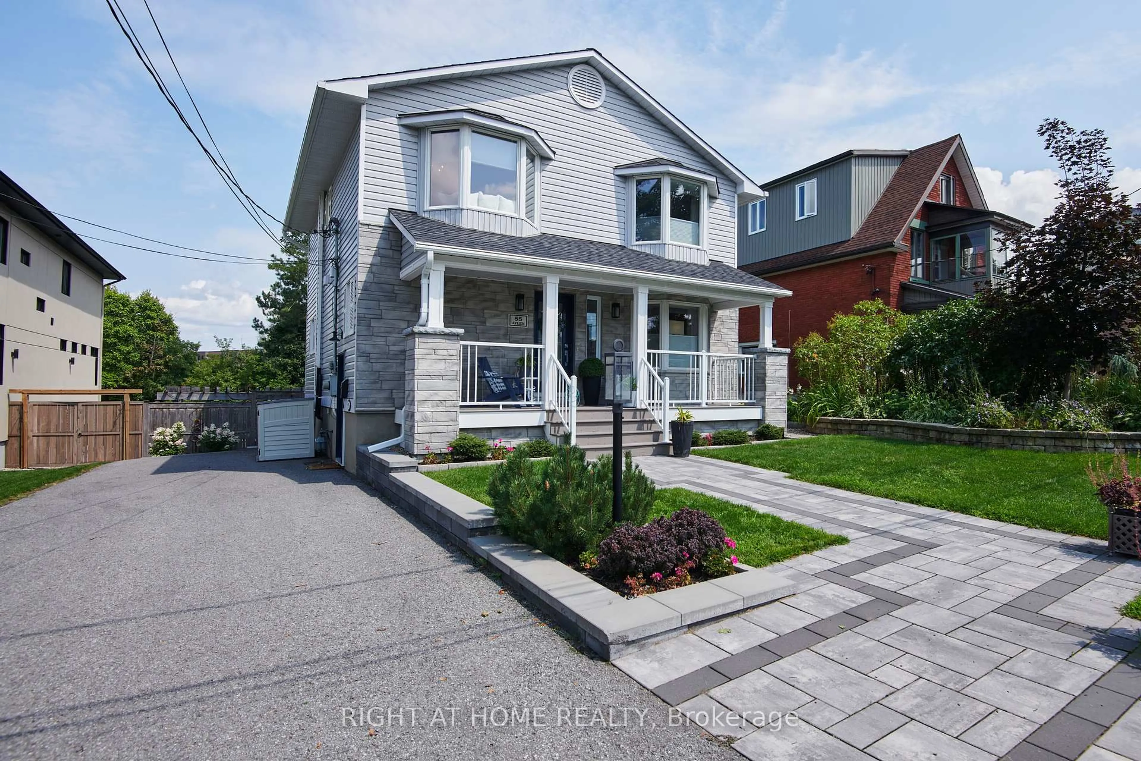 Home with brick exterior material, street for 55 Aylen Ave, Ottawa Ontario K2A 3P8