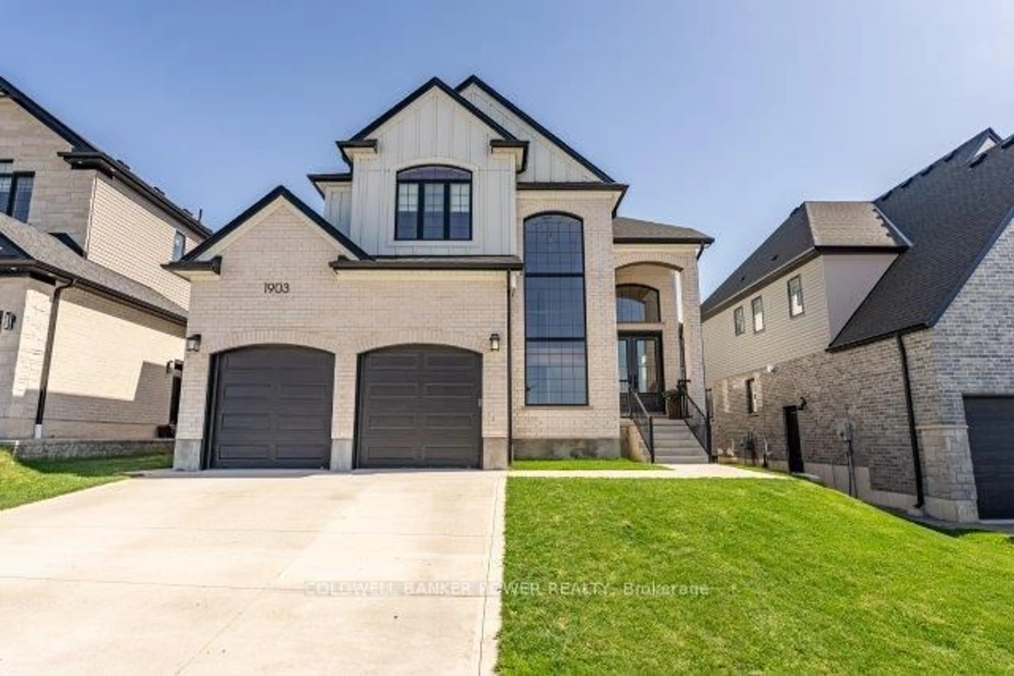 Home with brick exterior material, street for 1903 Boardwalk Way, London South Ontario N6K 0J3