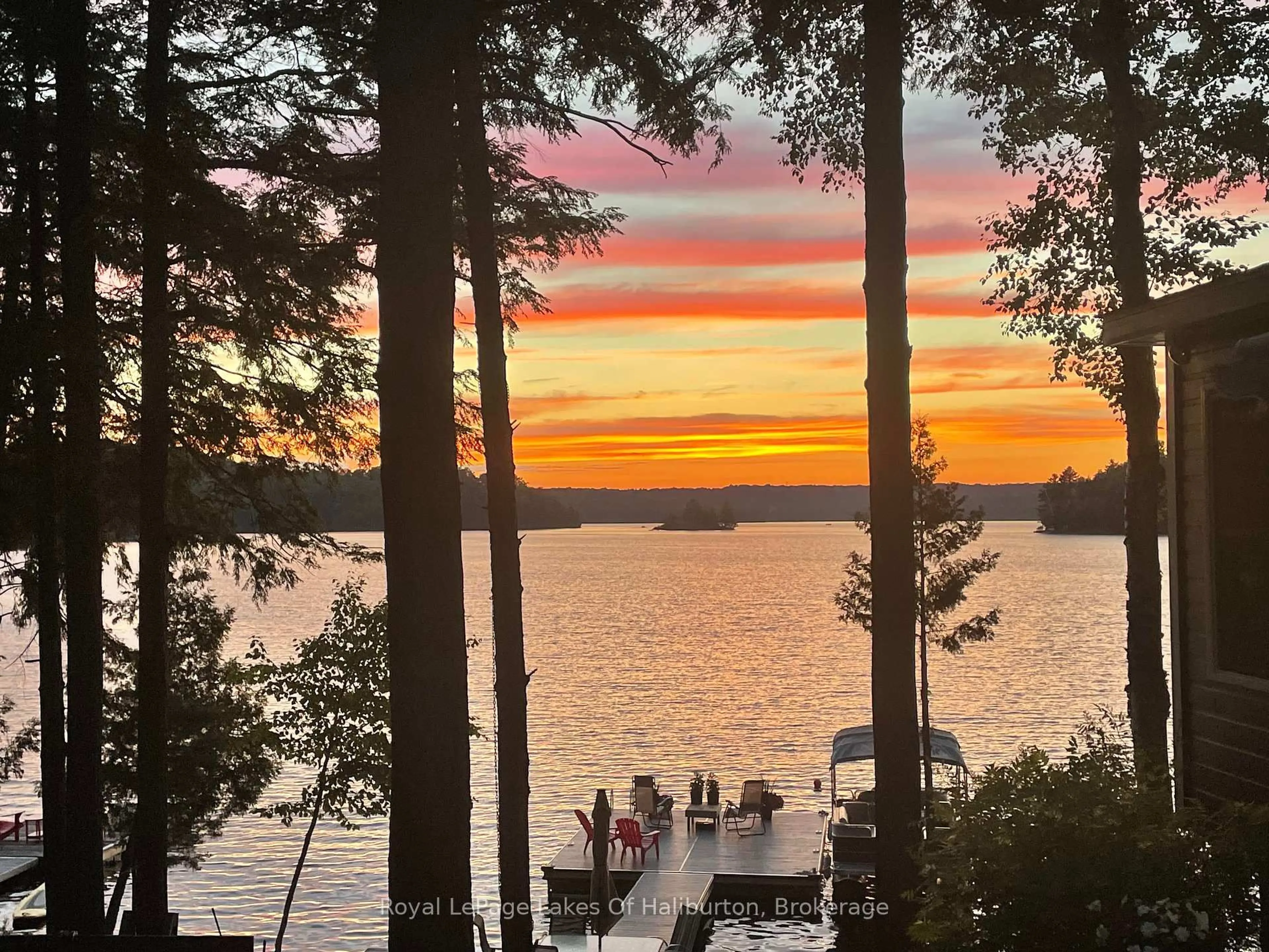Patio, water/lake/river/ocean view for 1117 Trellis Tr, Minden Hills Ontario K0M 2K0