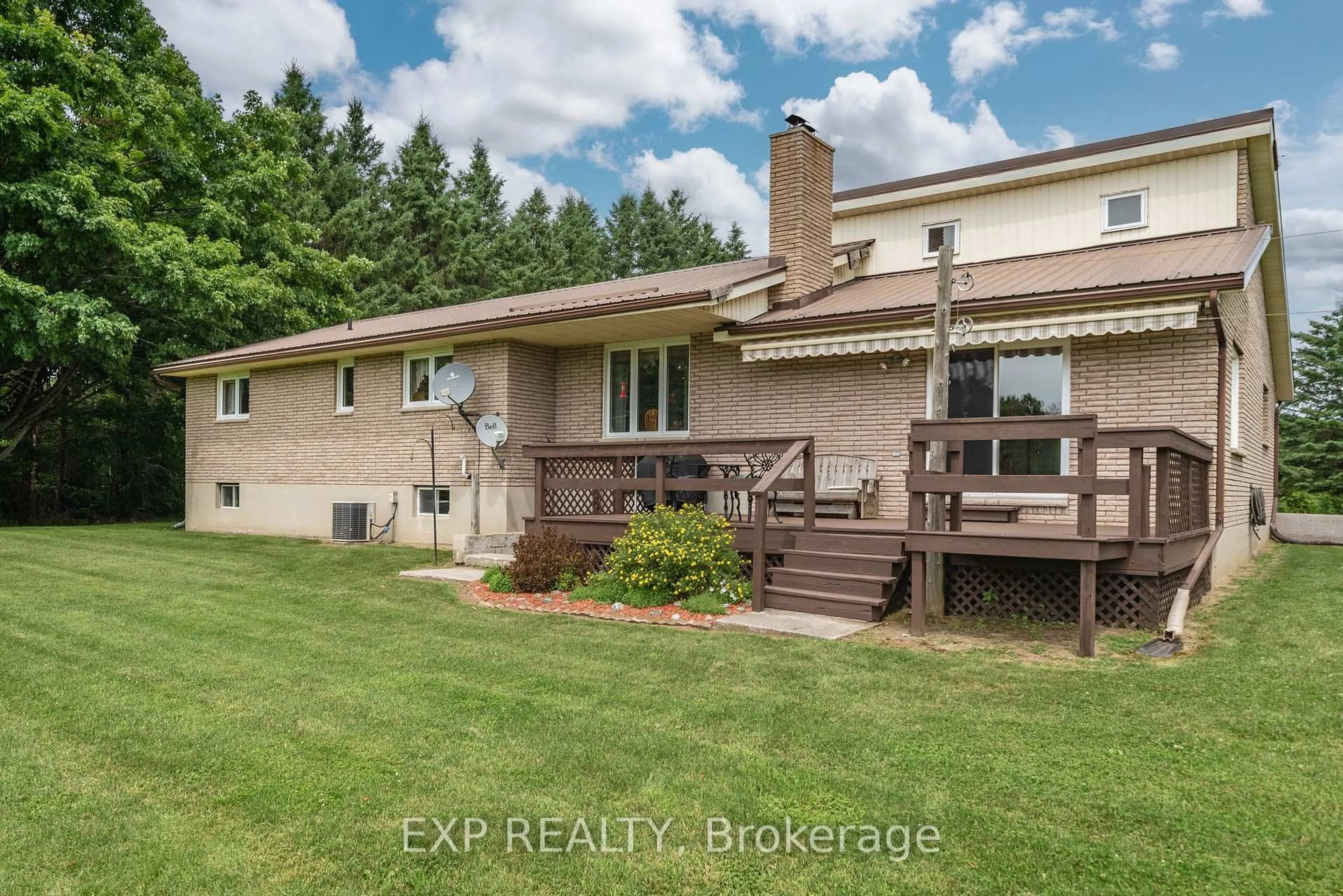 A pic from outside/outdoor area/front of a property/back of a property/a pic from drone, water/lake/river/ocean view for 2106 County Road 30 Rd, Brighton Ontario K0K 1H0