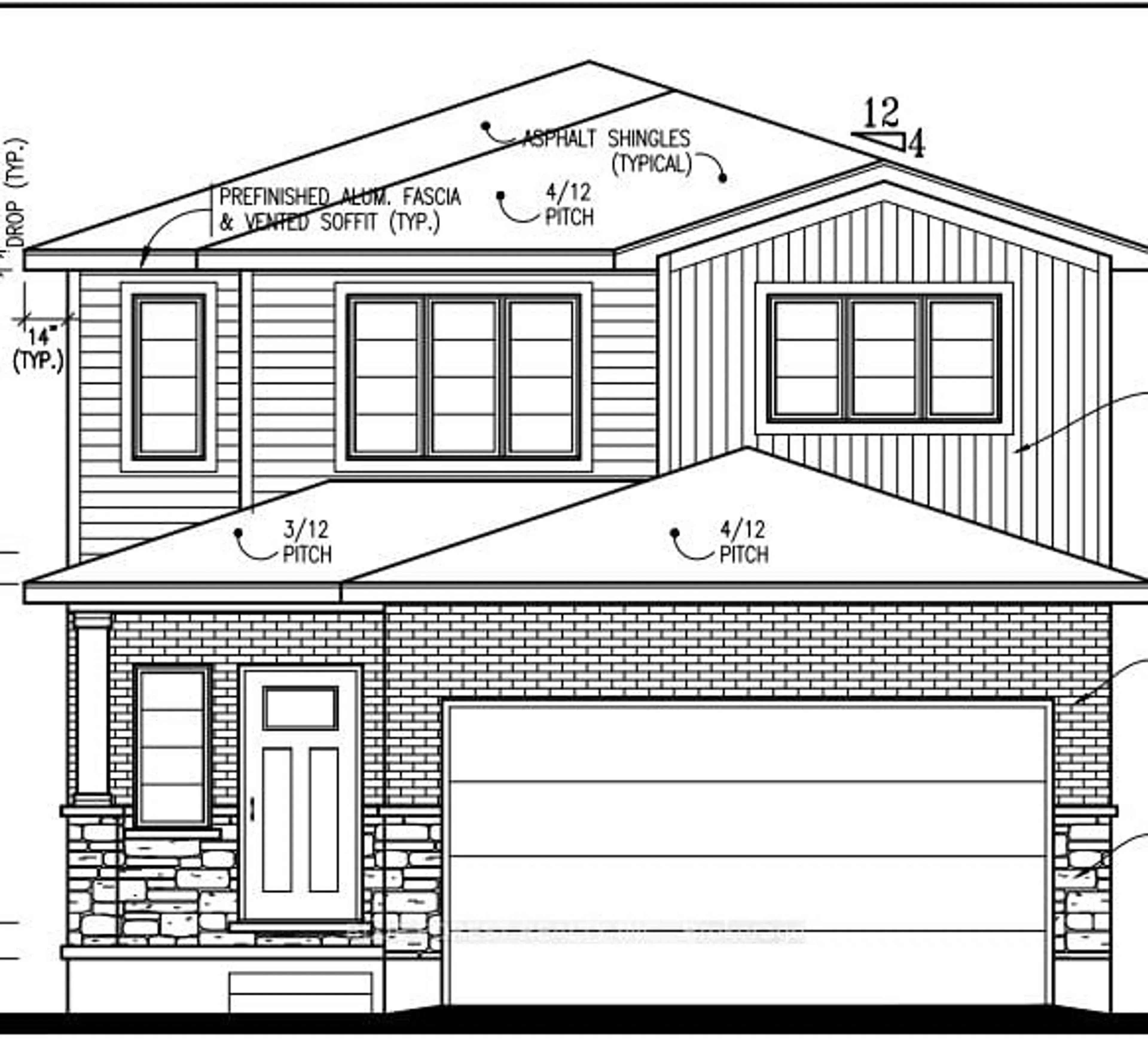 Home with brick exterior material, street for Lot 16 Ayrshire Ave, London South Ontario N6P 0J5