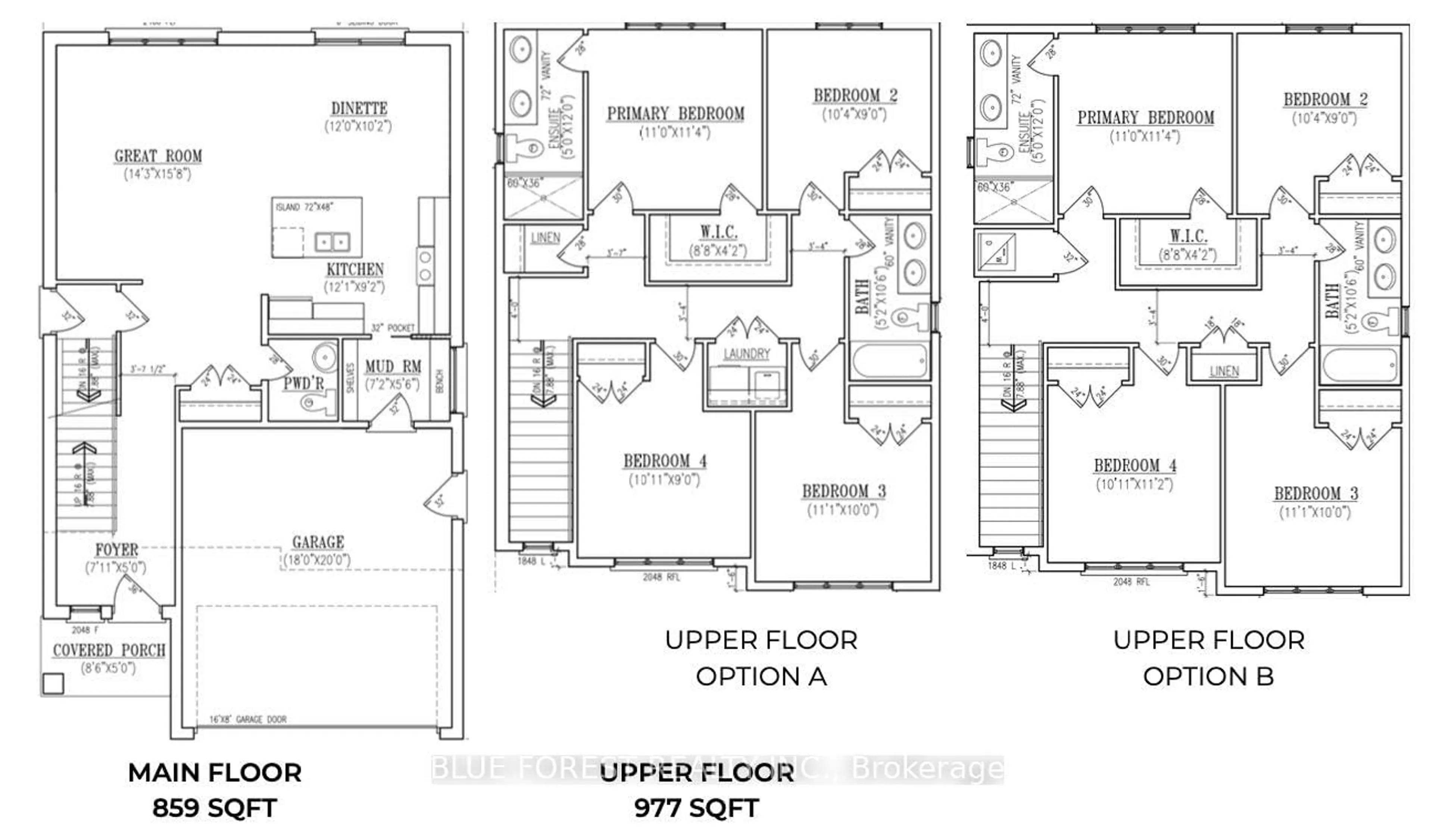 Floor plan for Lot 16 Ayrshire Ave, London South Ontario N6P 0J5