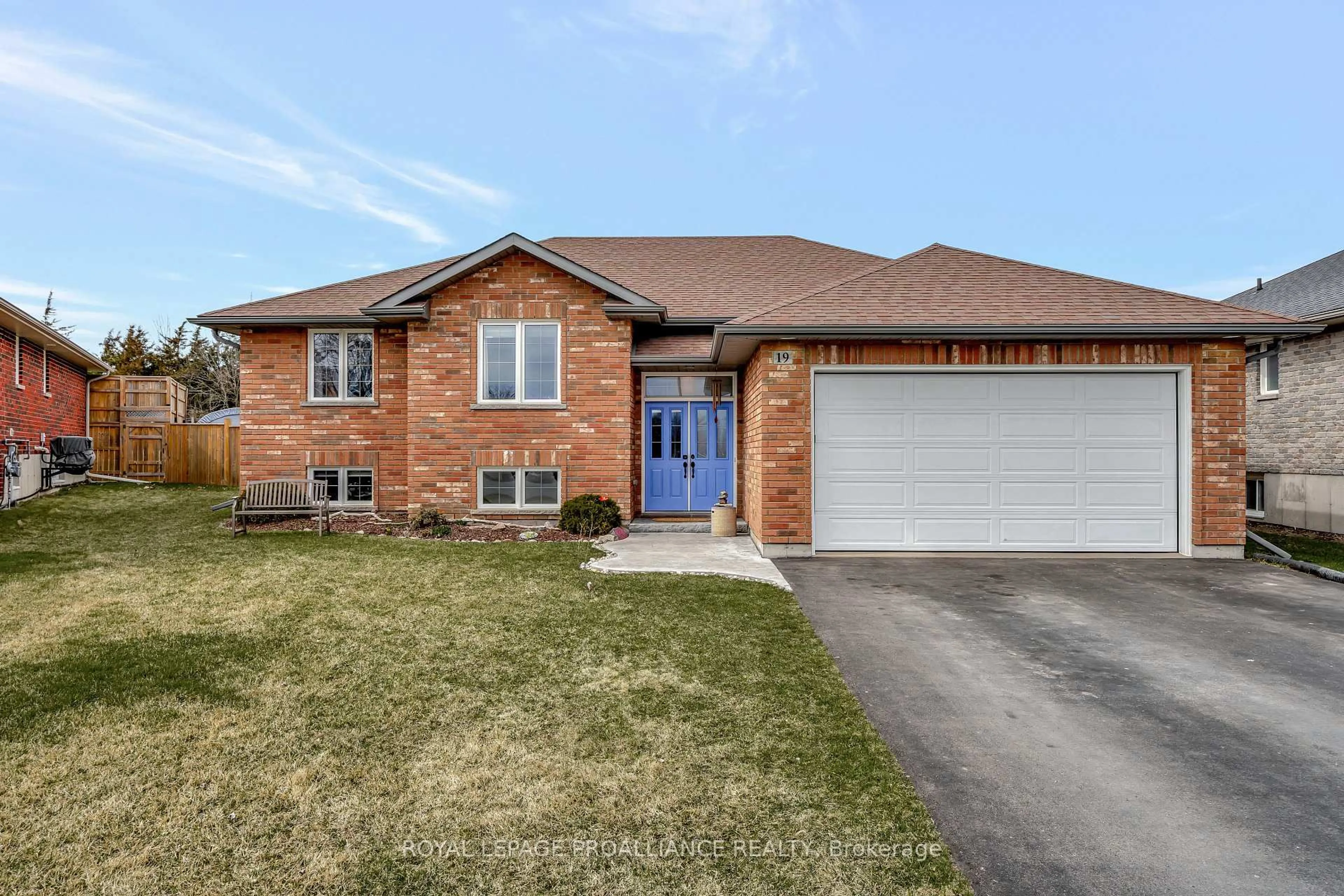 Home with brick exterior material, street for 19 Freedom Cres, Quinte West Ontario K8V 0C1
