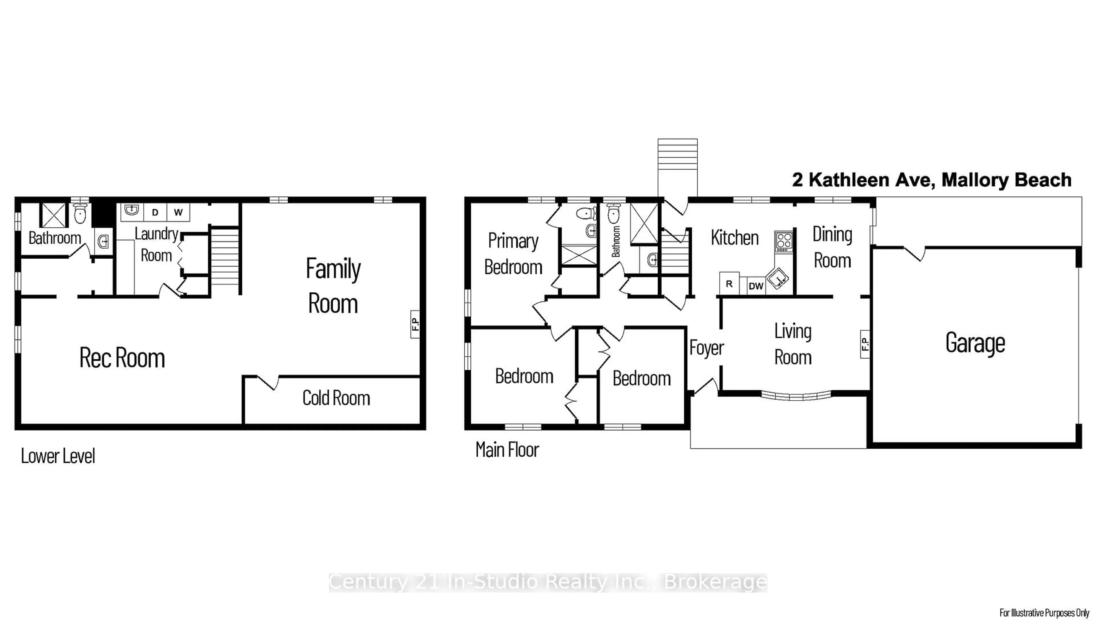 Floor plan for 2 Kathleen Ave, South Bruce Peninsula Ontario N0H 2T0