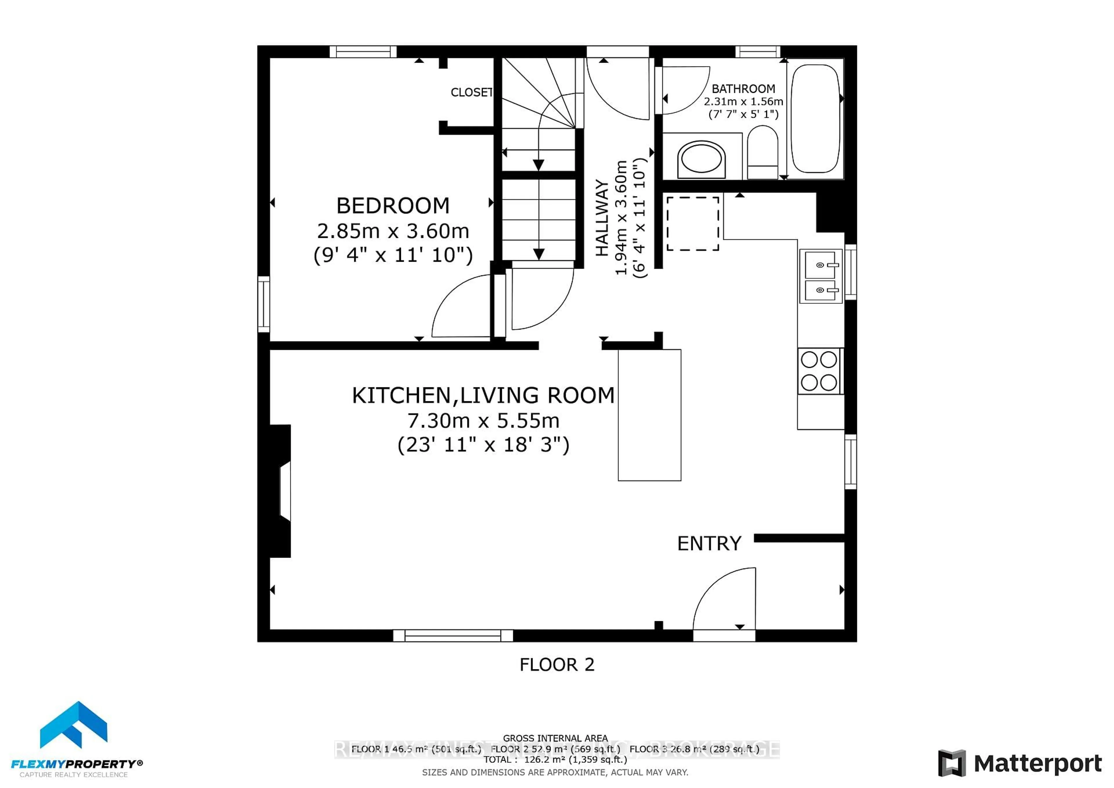Floor plan for 615 Portsmouth Ave, Kingston Ontario K7M 1W2