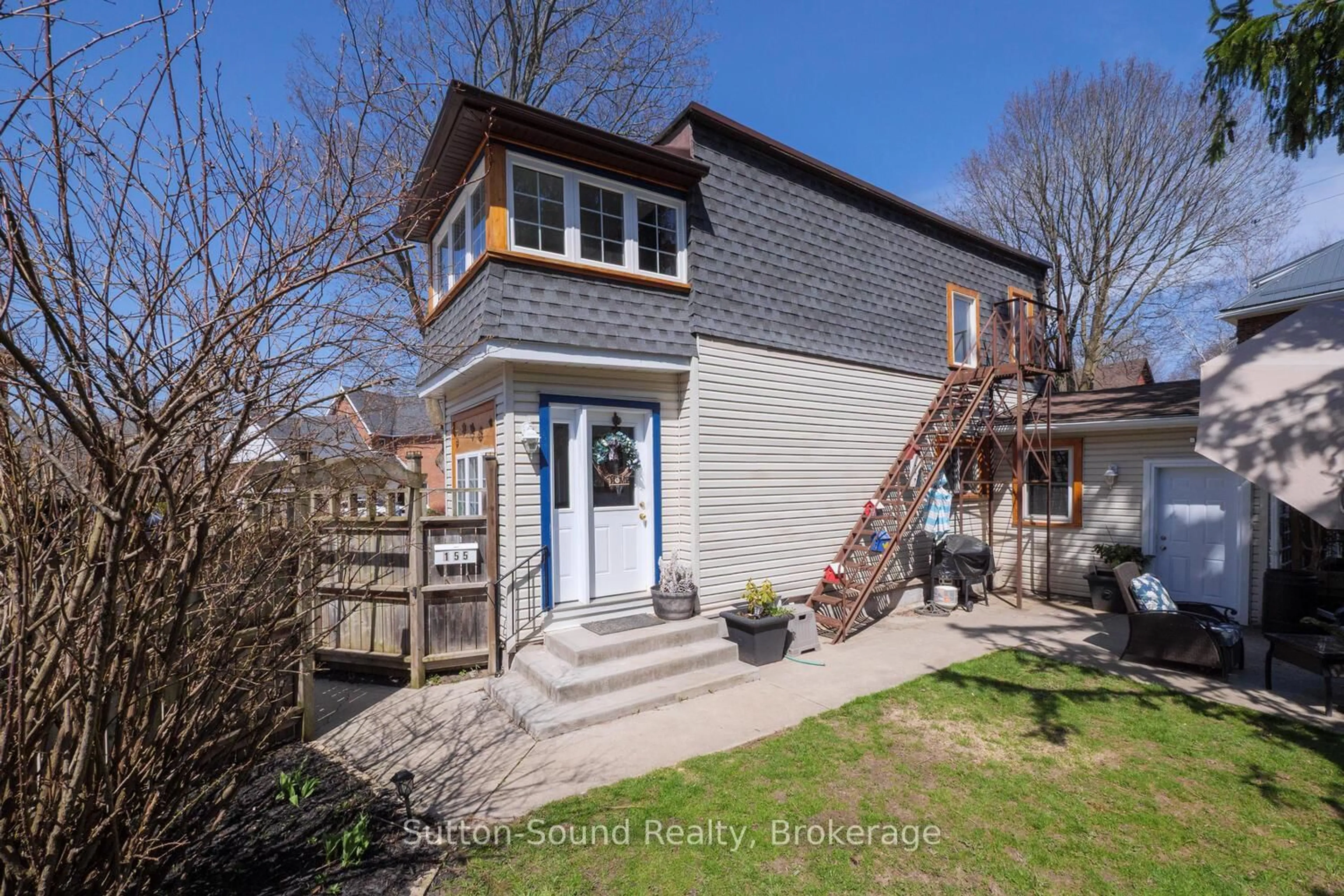 Home with brick exterior material, street for 155 5th St. A St, Owen Sound Ontario N4K 1C4