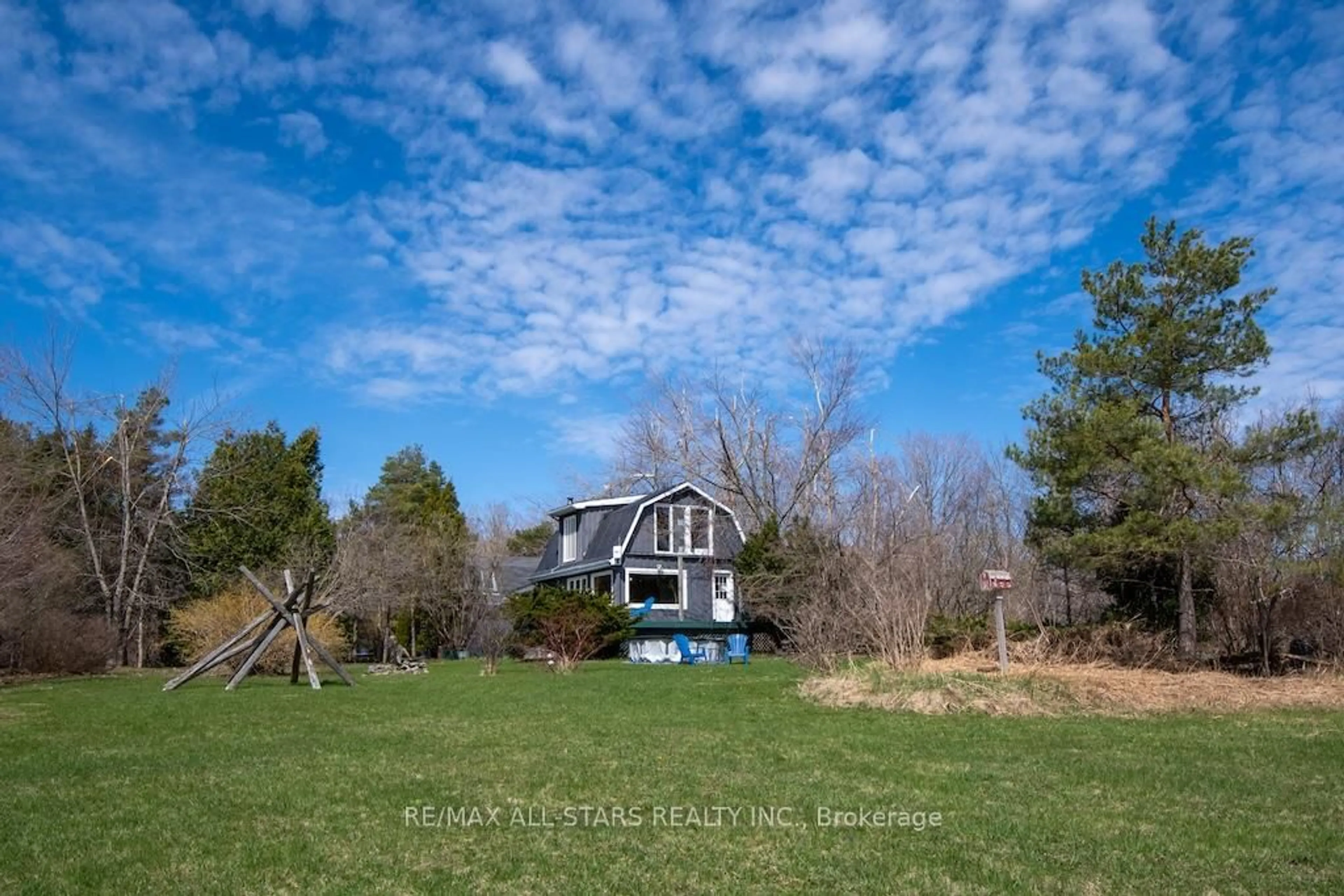 A pic from outside/outdoor area/front of a property/back of a property/a pic from drone, water/lake/river/ocean view for 1013 Highway 7A N/A, Kawartha Lakes Ontario L0A 1A0