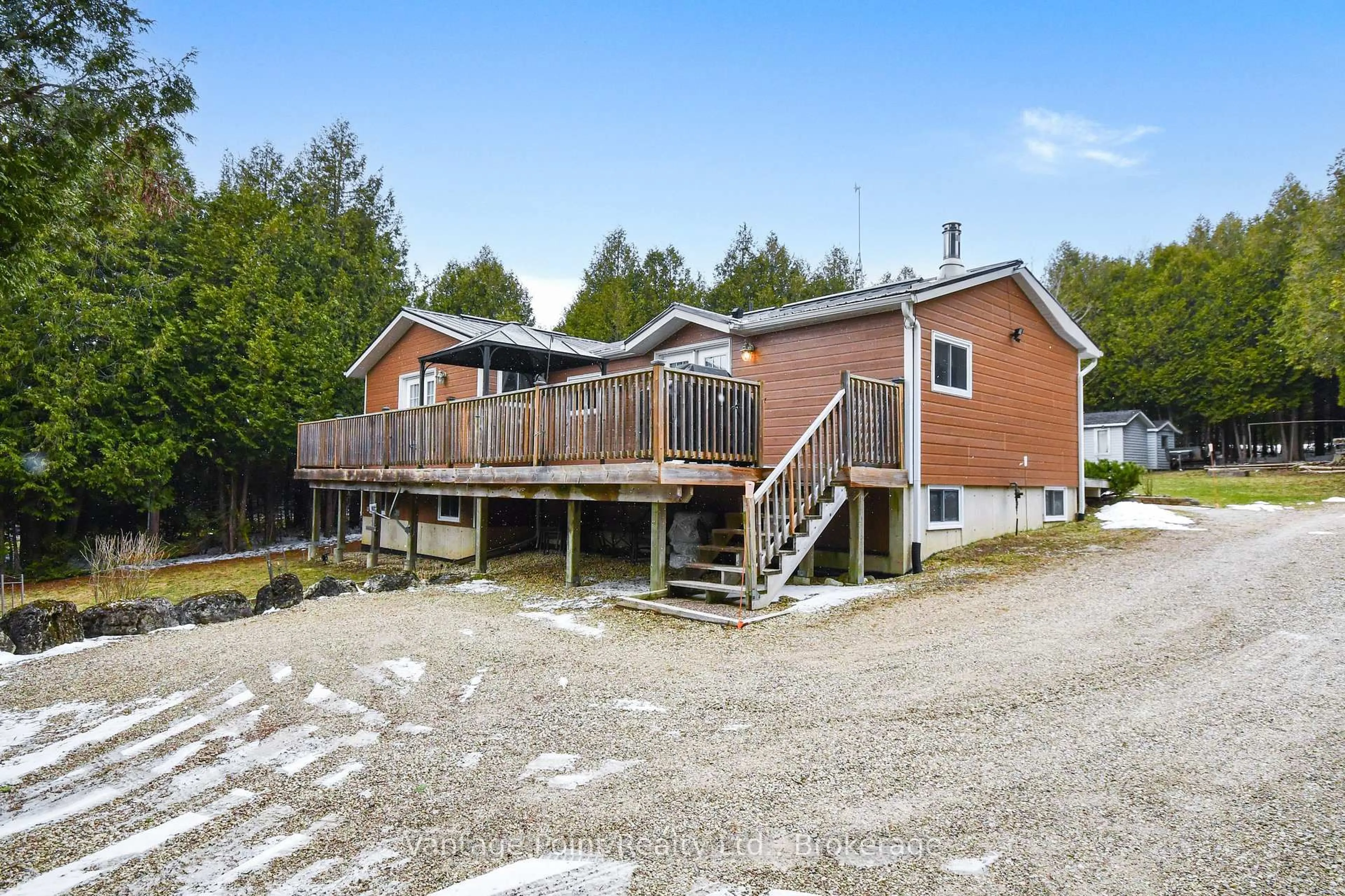 A pic from outside/outdoor area/front of a property/back of a property/a pic from drone, unknown for 447077 10th Concession, Grey Highlands Ontario N0C 1E0