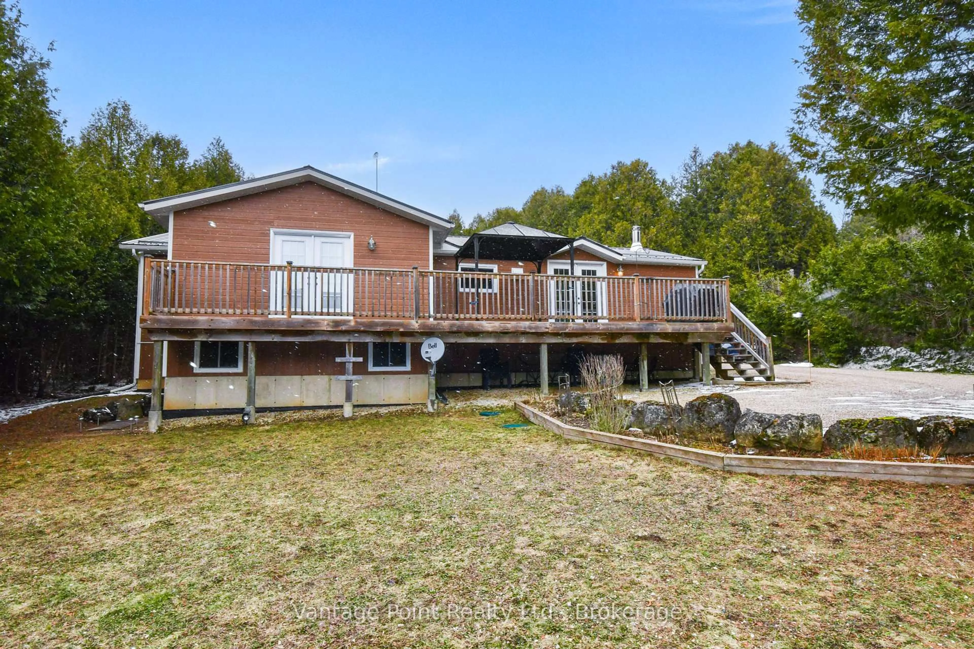 A pic from outside/outdoor area/front of a property/back of a property/a pic from drone, unknown for 447077 10th Concession, Grey Highlands Ontario N0C 1E0