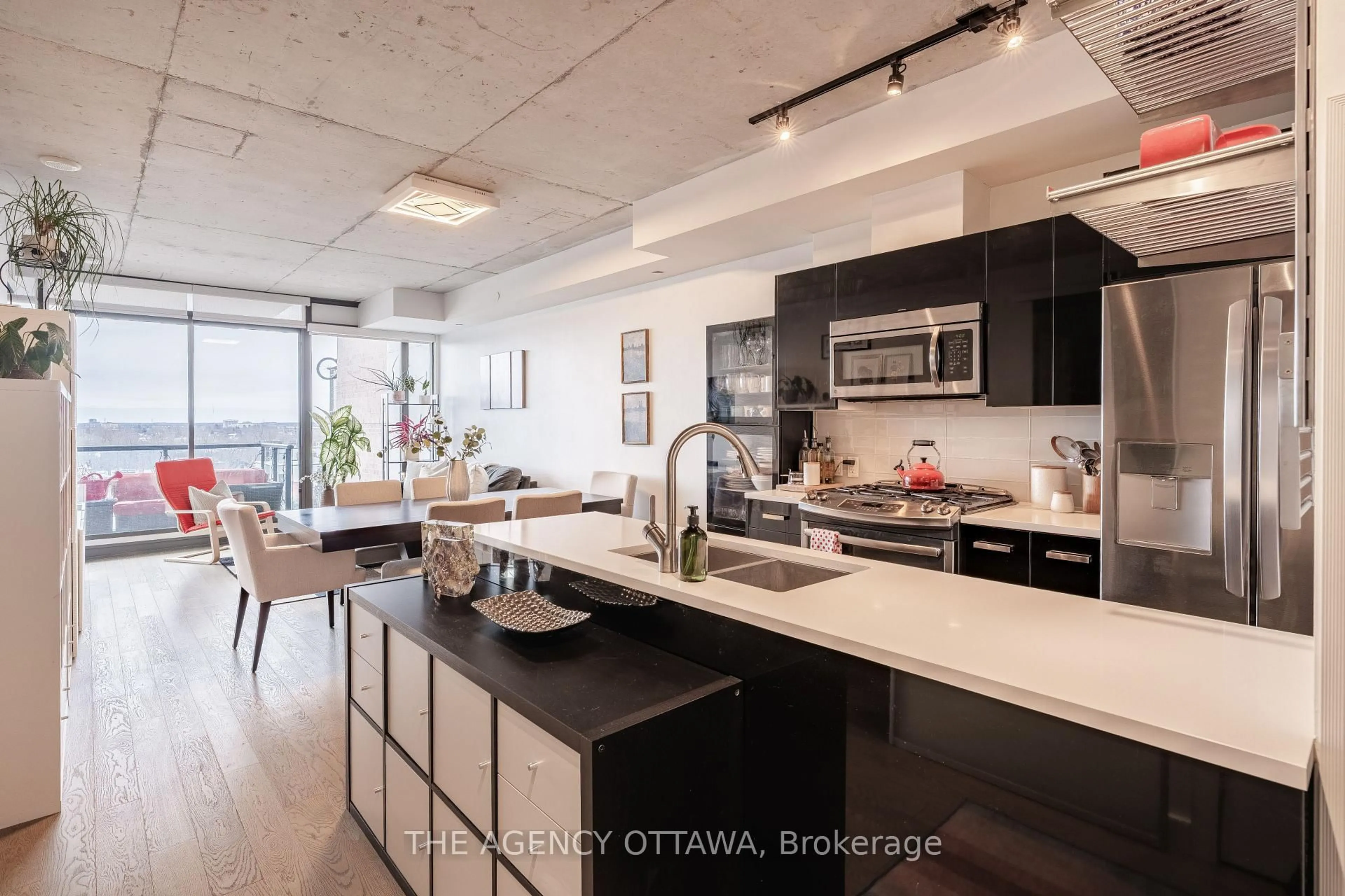 Open concept kitchen, unknown for 224 Lyon St #907, Ottawa Ontario K1R 0C1