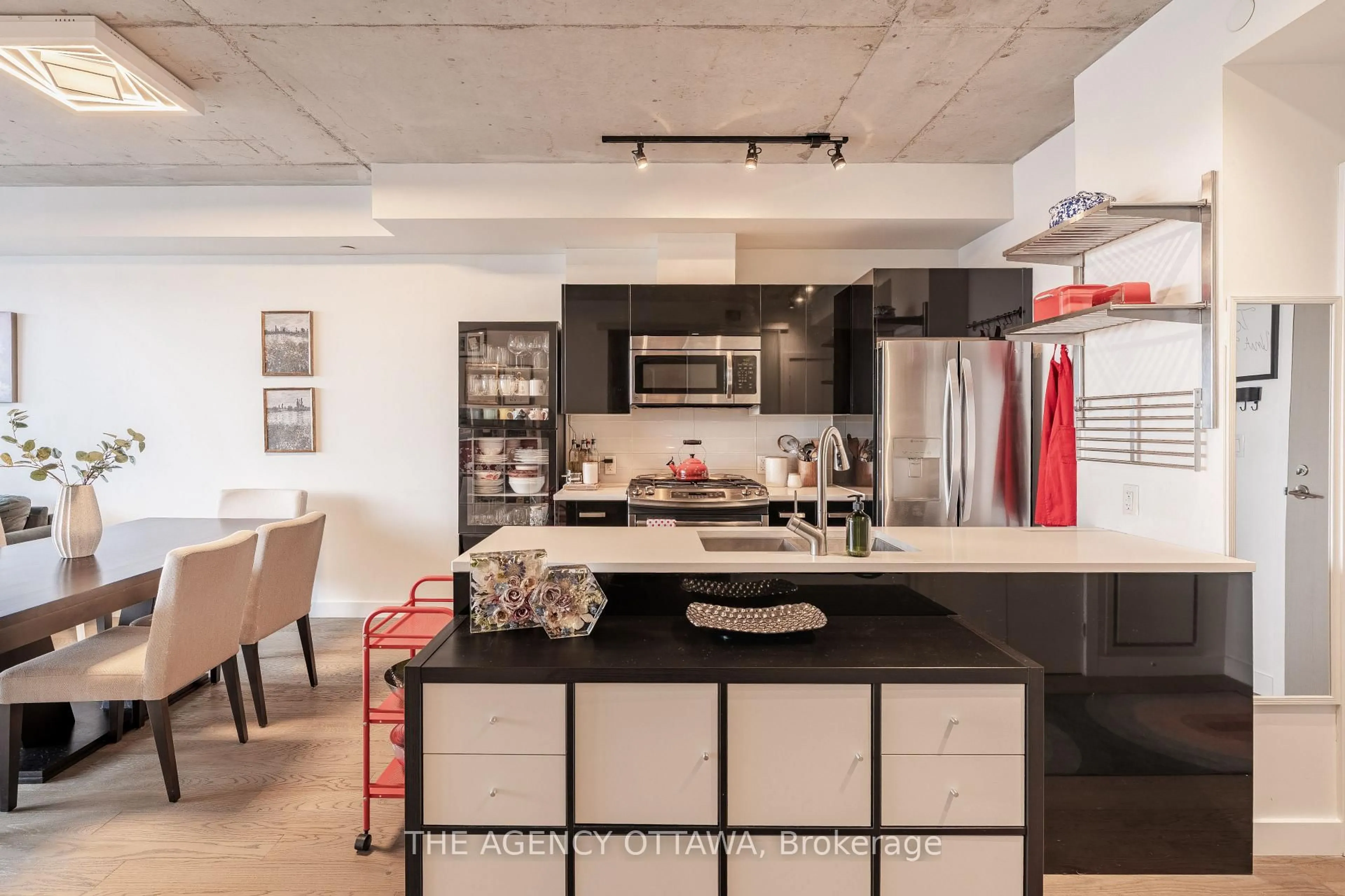 Open concept kitchen, unknown for 224 Lyon St #907, Ottawa Ontario K1R 0C1