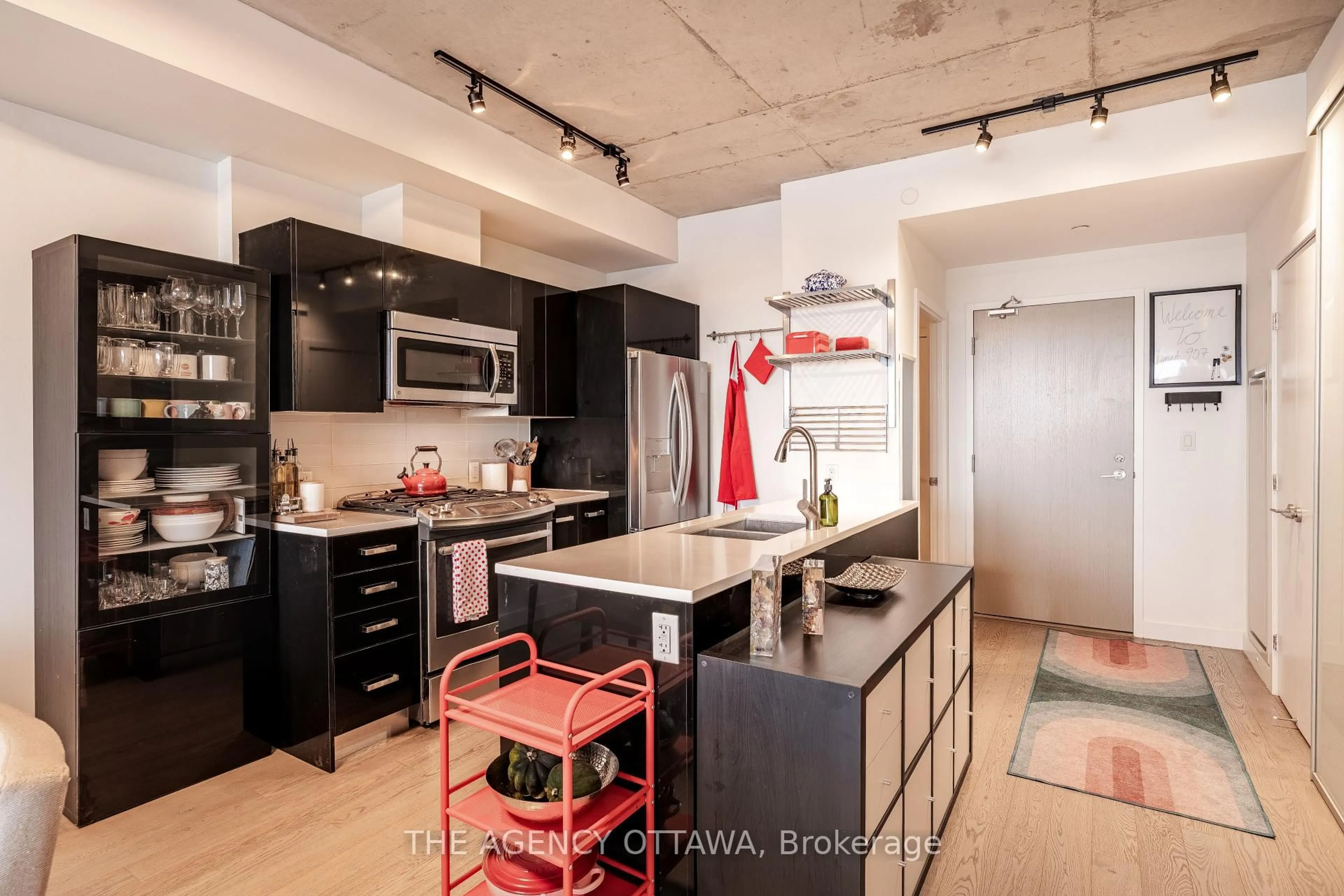 Open concept kitchen, unknown for 224 Lyon St #907, Ottawa Ontario K1R 0C1