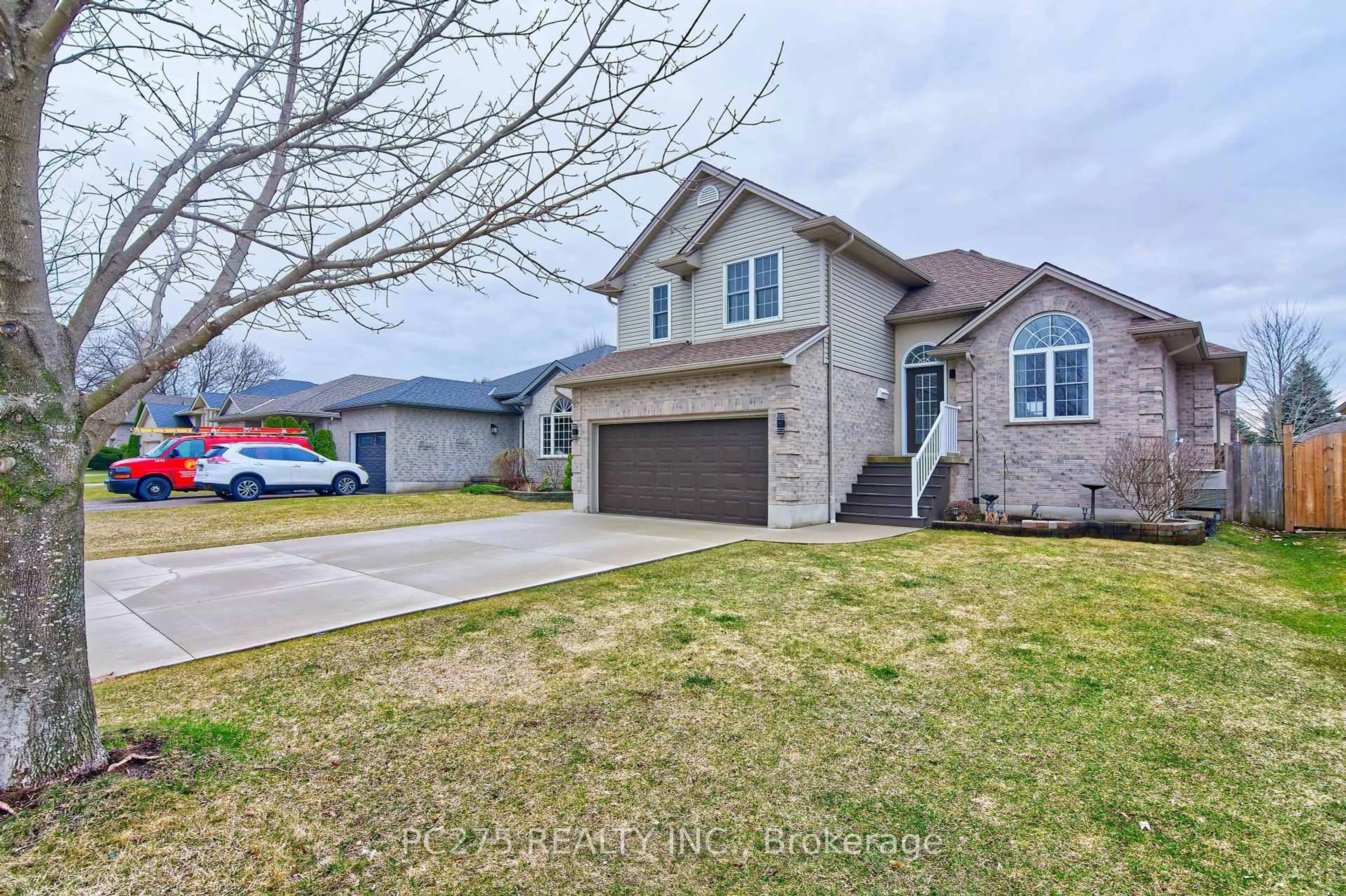 Home with brick exterior material, street for 14 Redtail Crt, St. Thomas Ontario N5R 6L6