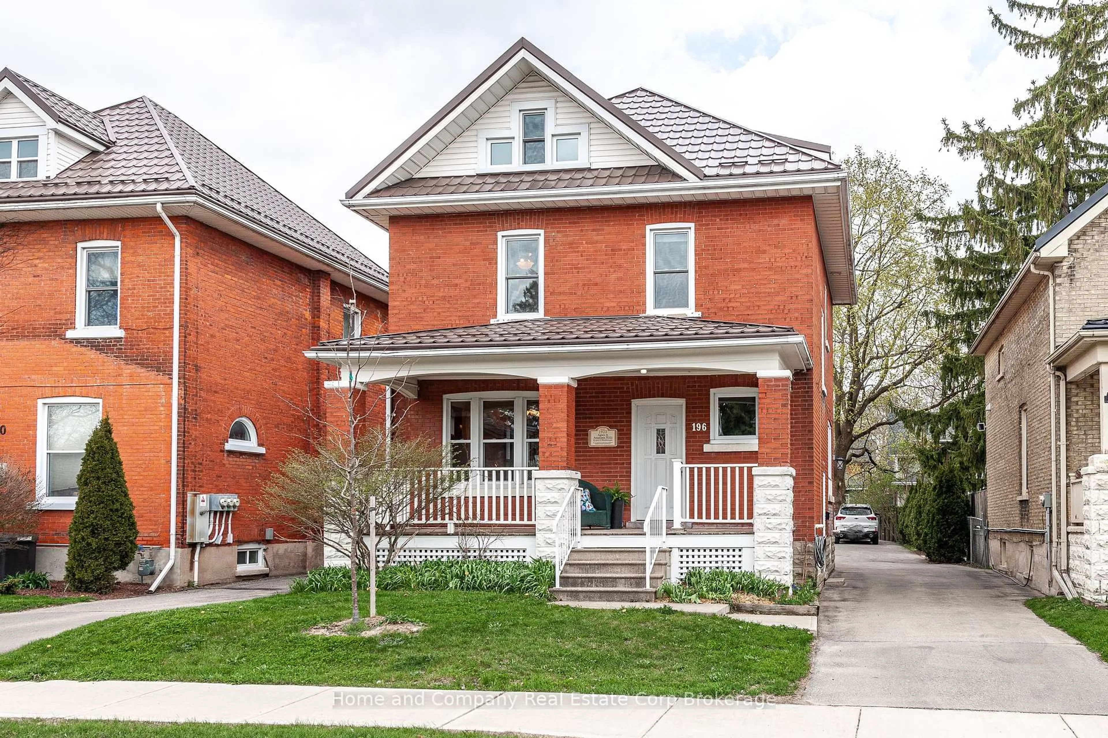 Home with brick exterior material, street for 196 HURON St, Stratford Ontario N5A 5S8