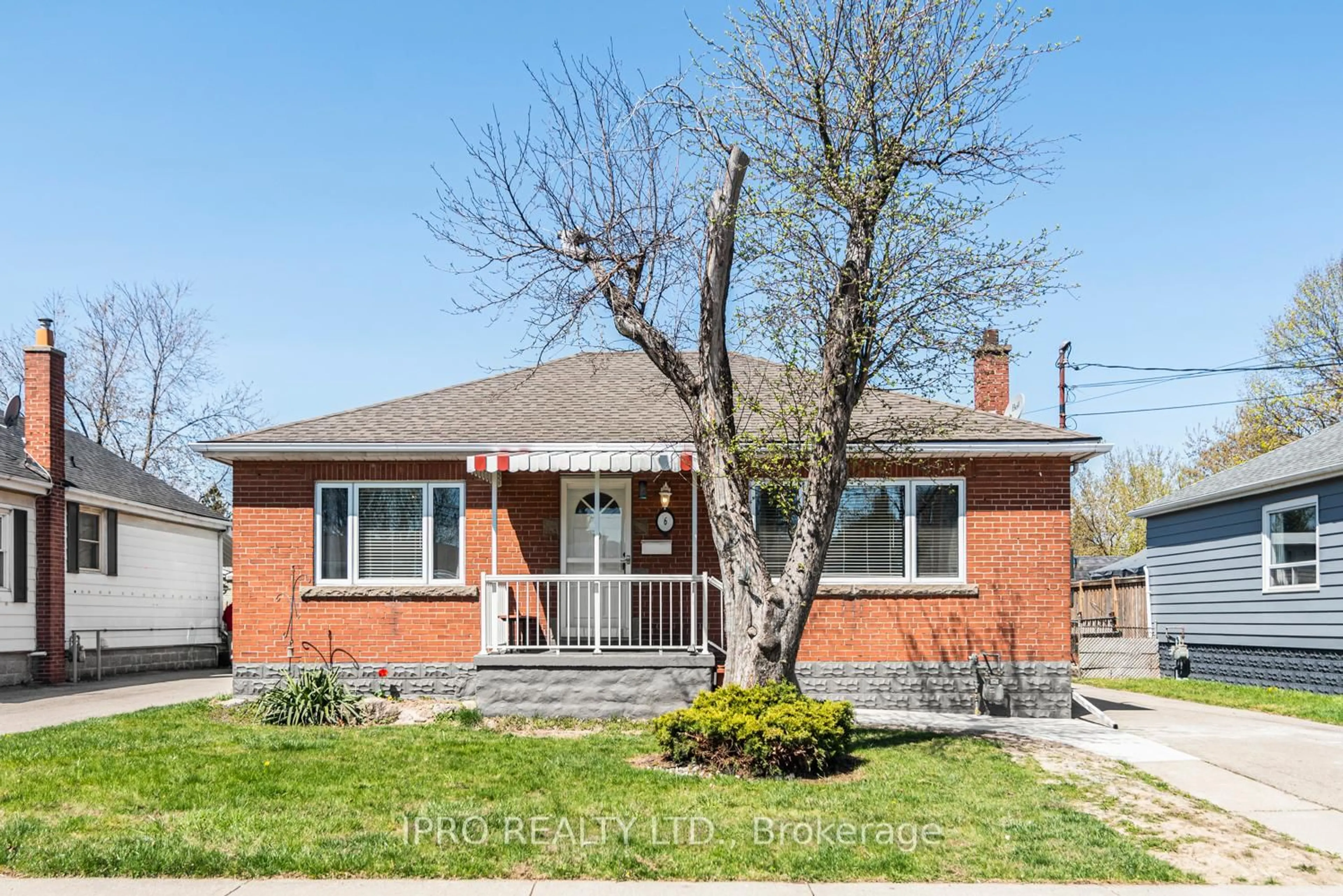 Home with brick exterior material, street for 6 West 1st St, Hamilton Ontario L9C 3B6
