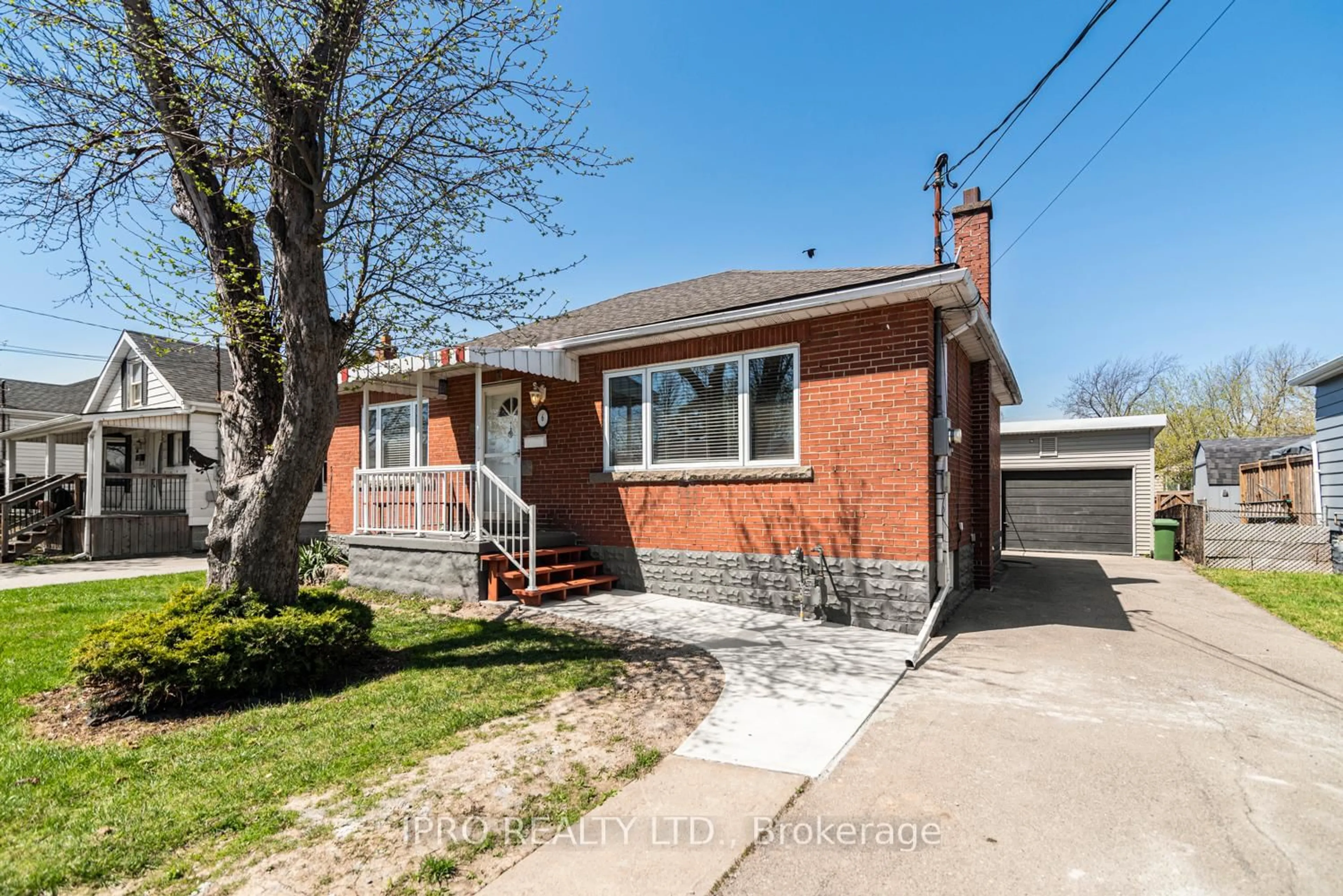 Home with brick exterior material, street for 6 West 1st St, Hamilton Ontario L9C 3B6