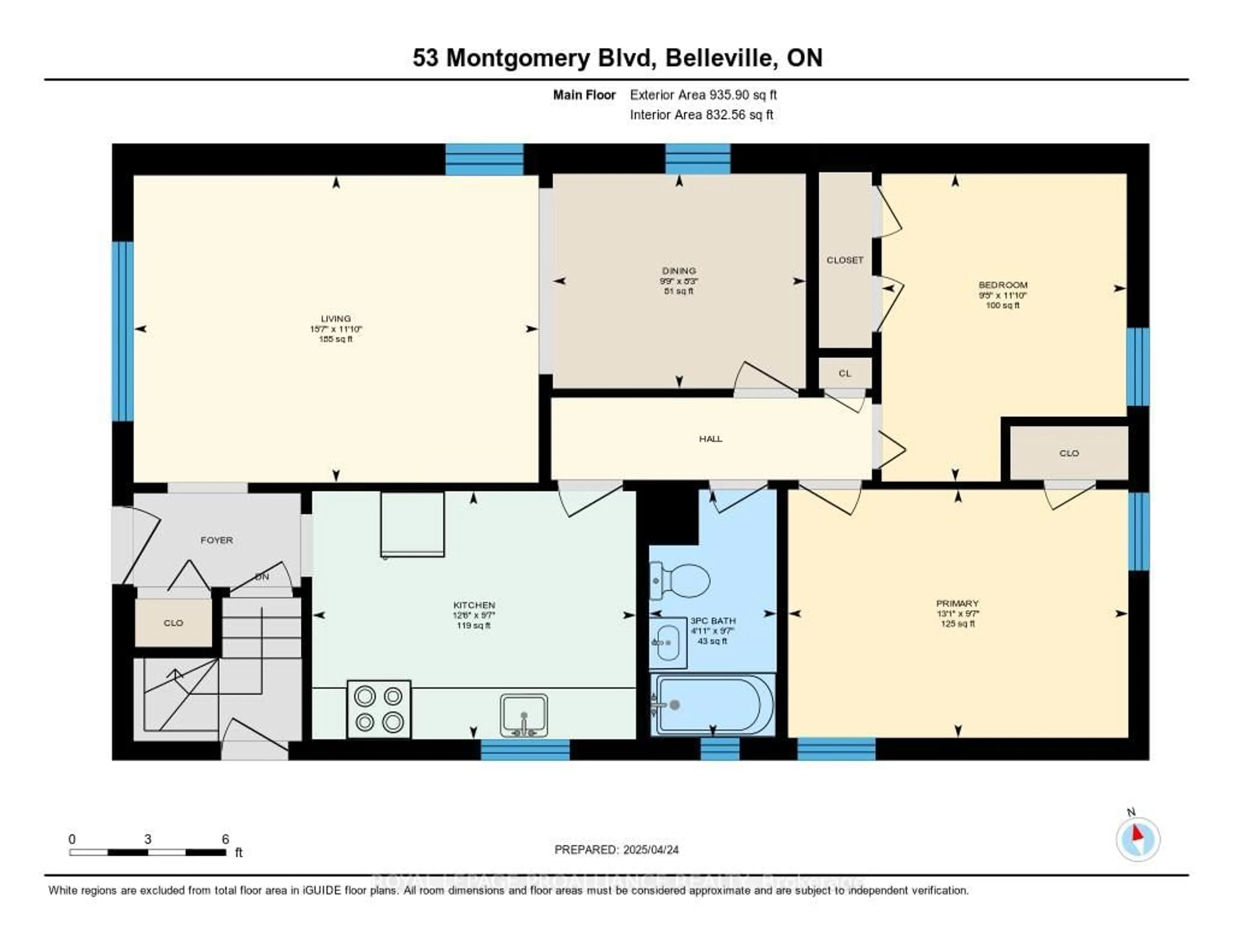 Floor plan for 53 Montgomery Blvd, Belleville Ontario K8N 1J2