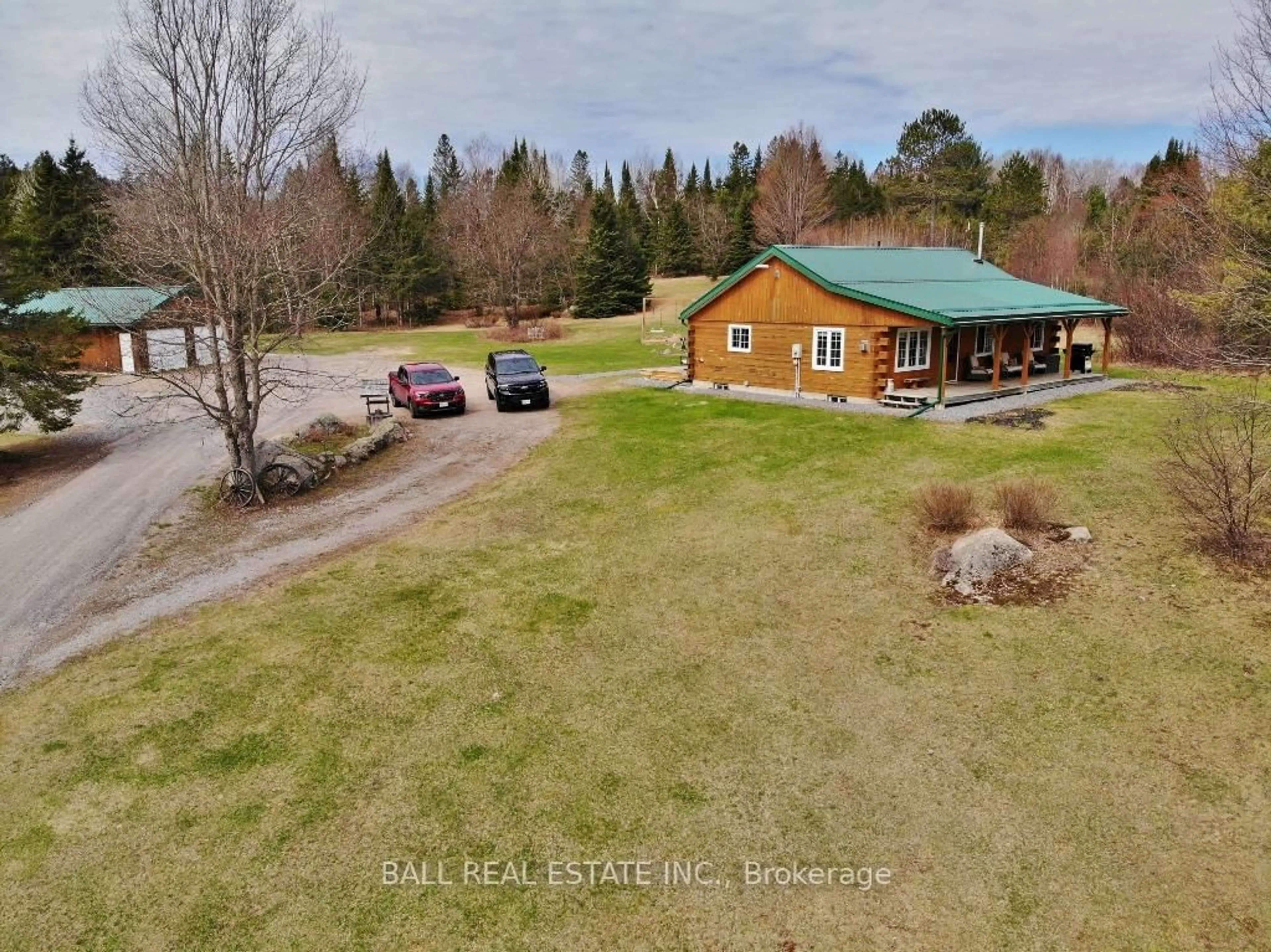 A pic from outside/outdoor area/front of a property/back of a property/a pic from drone, water/lake/river/ocean view for 564 Mayo Lake Rd, Carlow/Mayo Ontario K0L 2M0