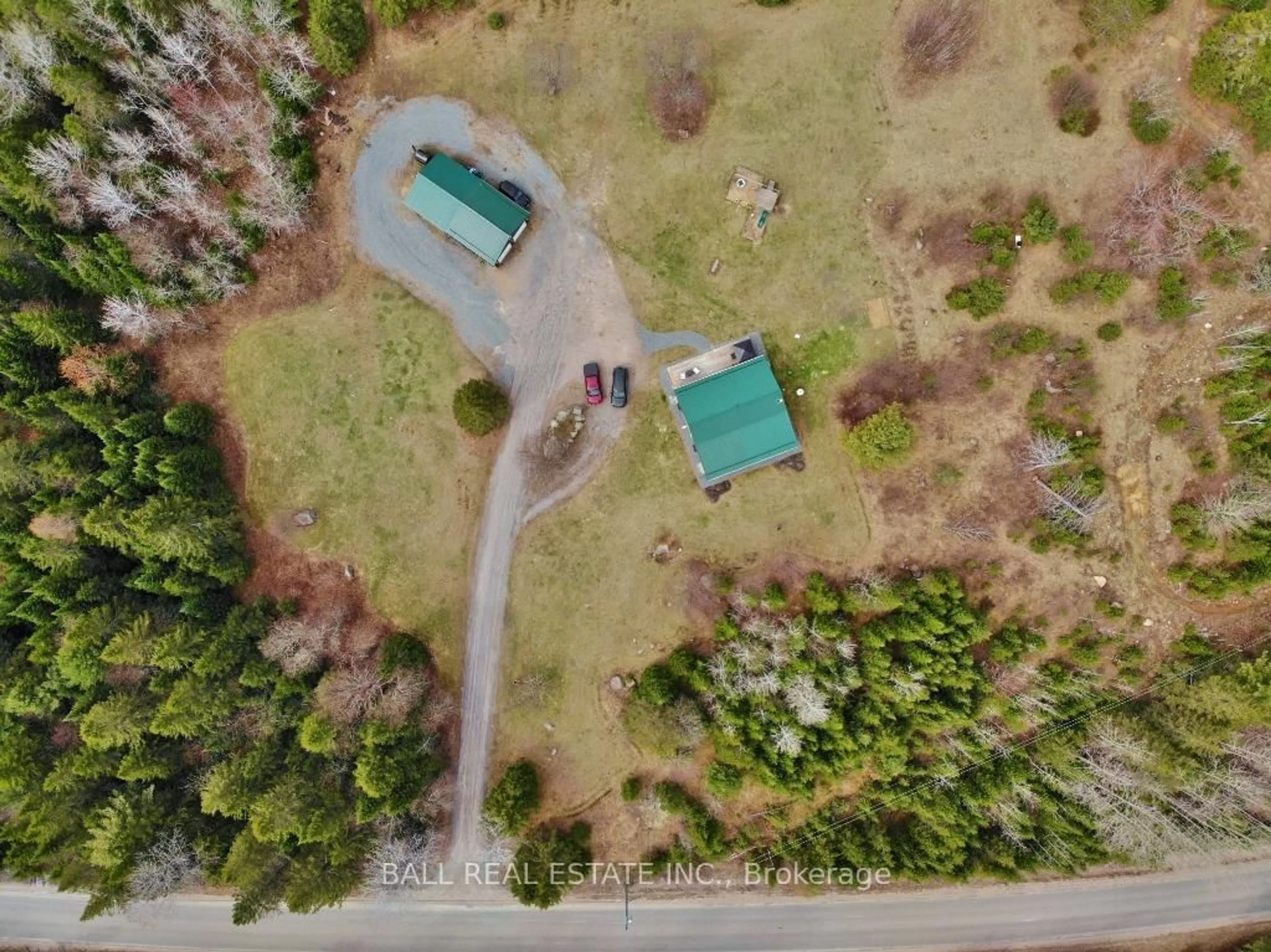 A pic from outside/outdoor area/front of a property/back of a property/a pic from drone, forest/trees view for 564 Mayo Lake Rd, Carlow/Mayo Ontario K0L 2M0