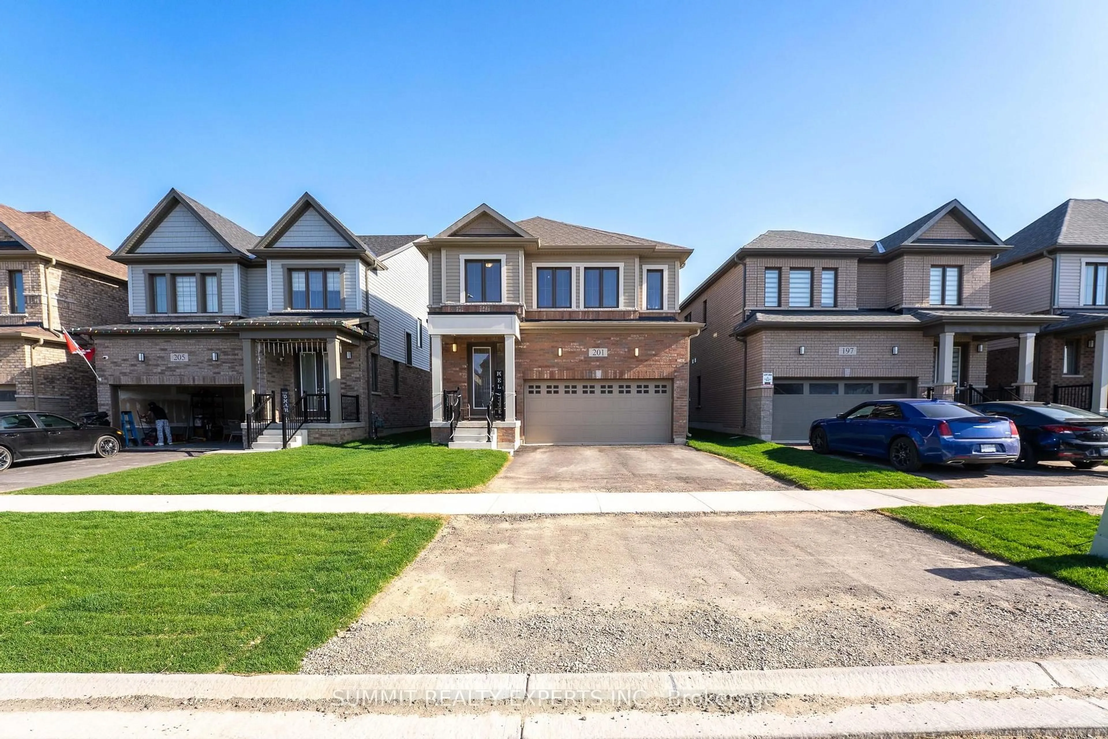 Home with brick exterior material, street for 201 Leslie Davis St, North Dumfries Ontario N0B 1E0