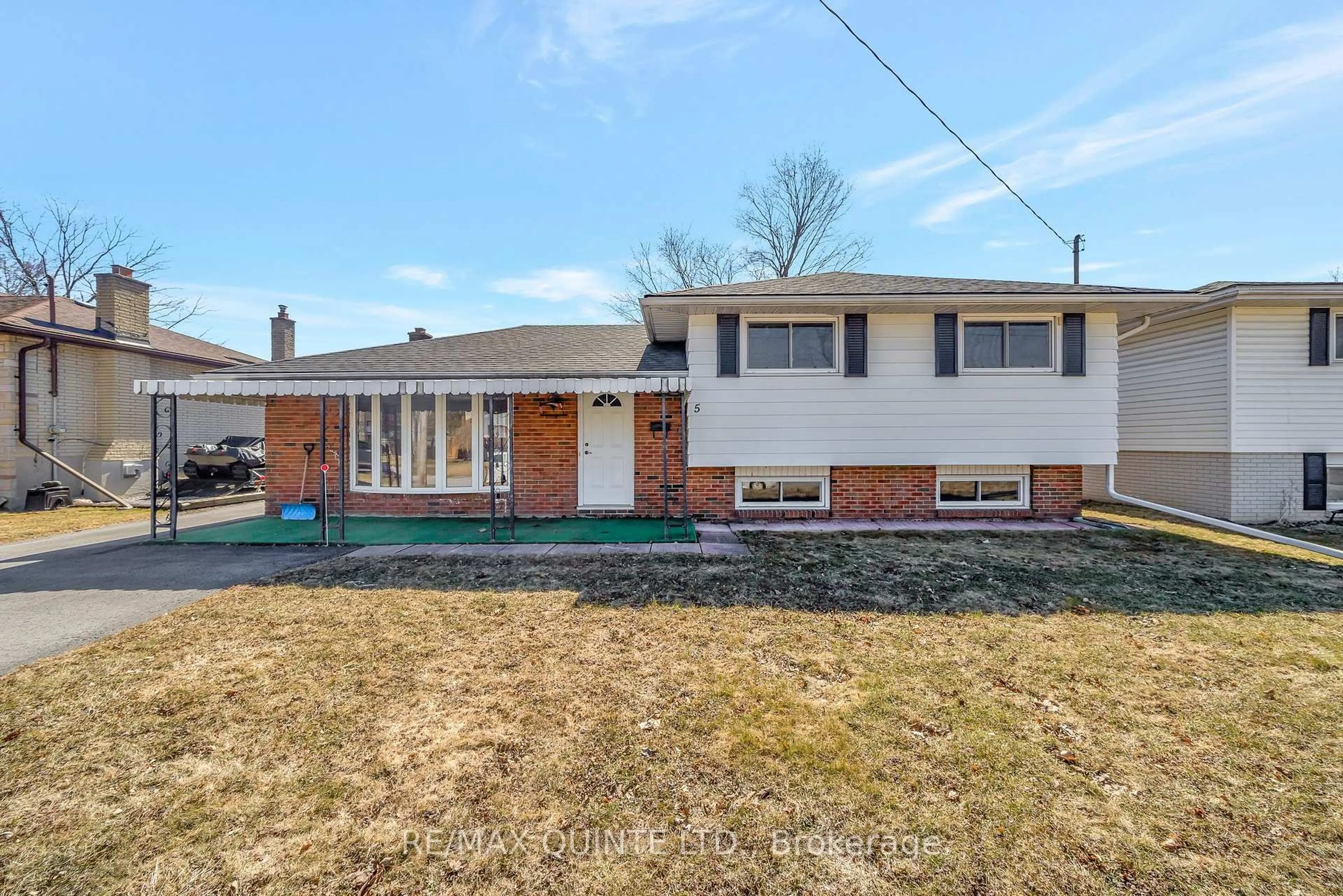 Home with brick exterior material, street for 5 Joyce Cres, Belleville Ontario K8N 1Y6