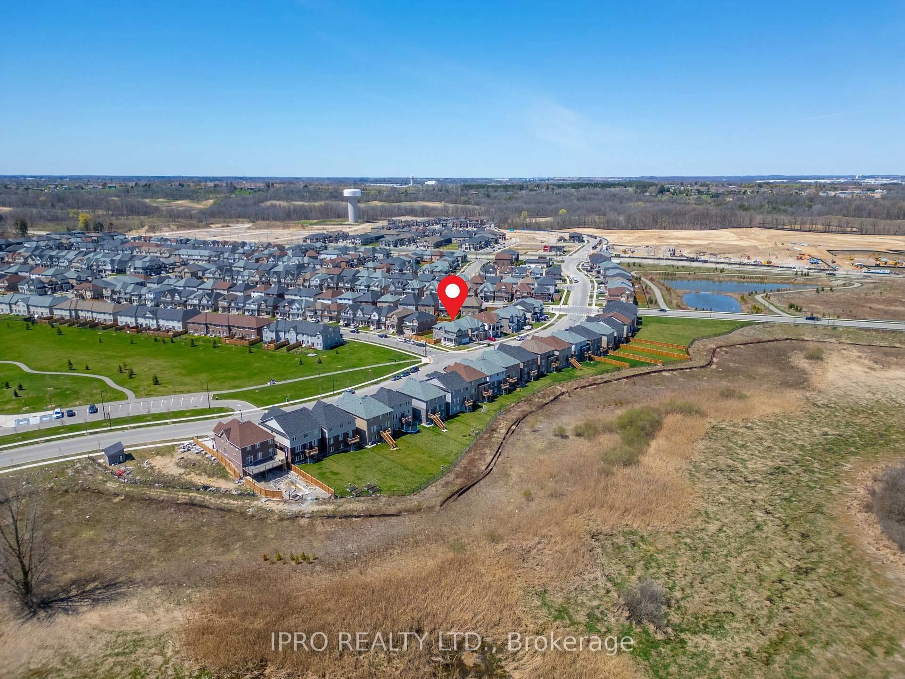 A pic from outside/outdoor area/front of a property/back of a property/a pic from drone, water/lake/river/ocean view for 42 Anderson Rd, Brantford Ontario N3T 0S2