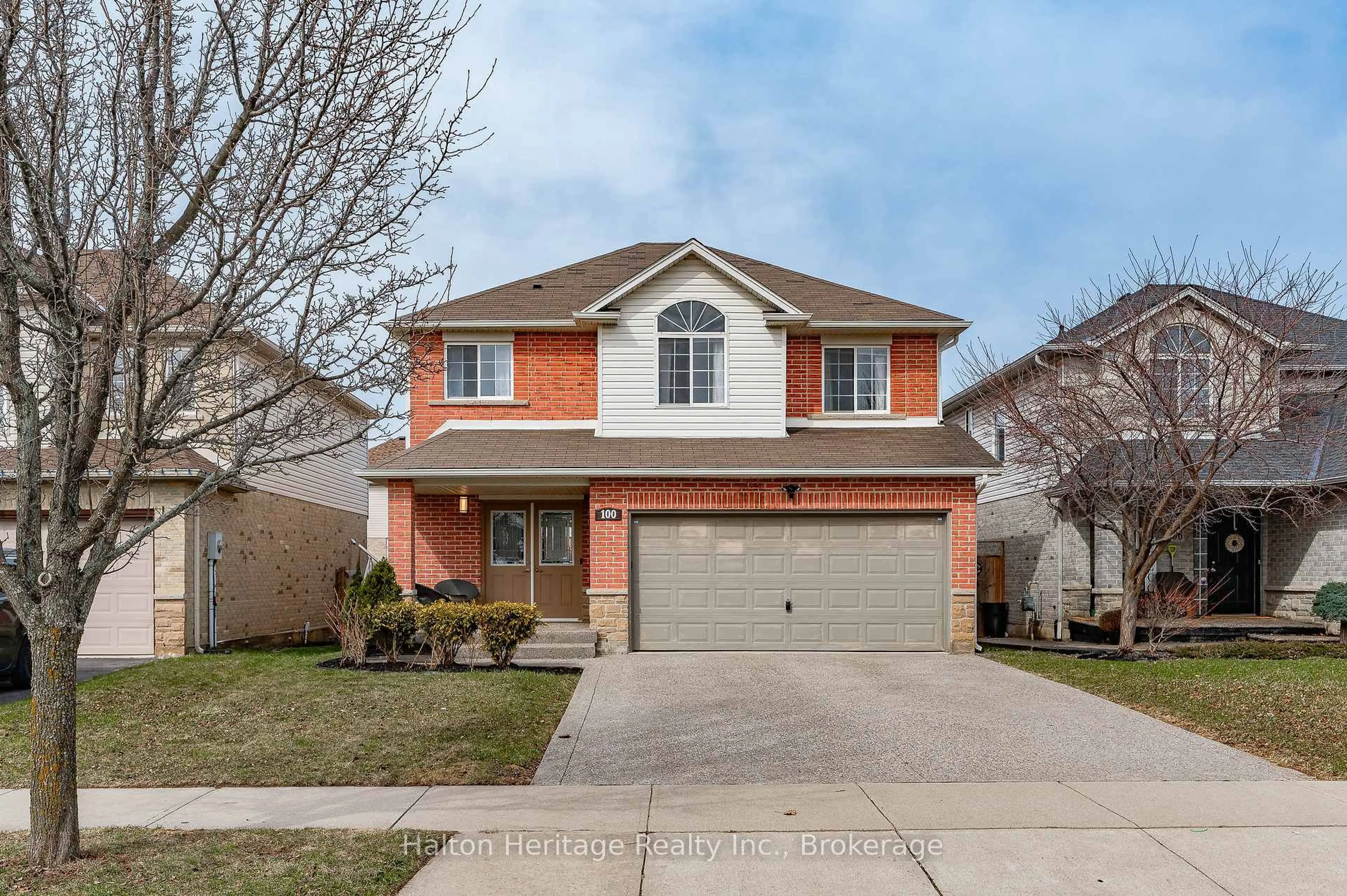 Home with brick exterior material, street for 100 Thames Way, Hamilton Ontario L0R 1W0