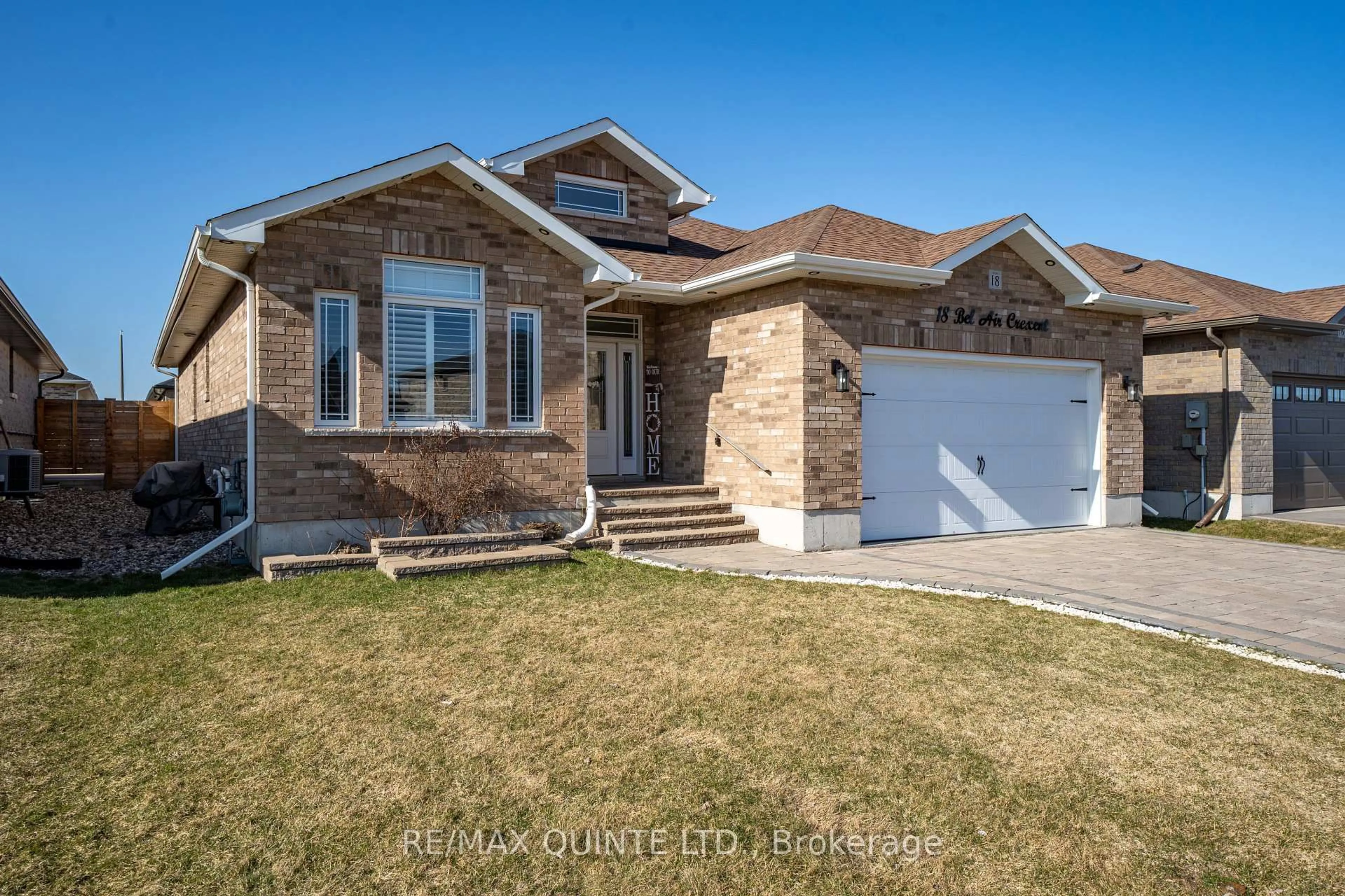 Home with brick exterior material, street for 18 Bel Air Cres, Quinte West Ontario K8V 0H4