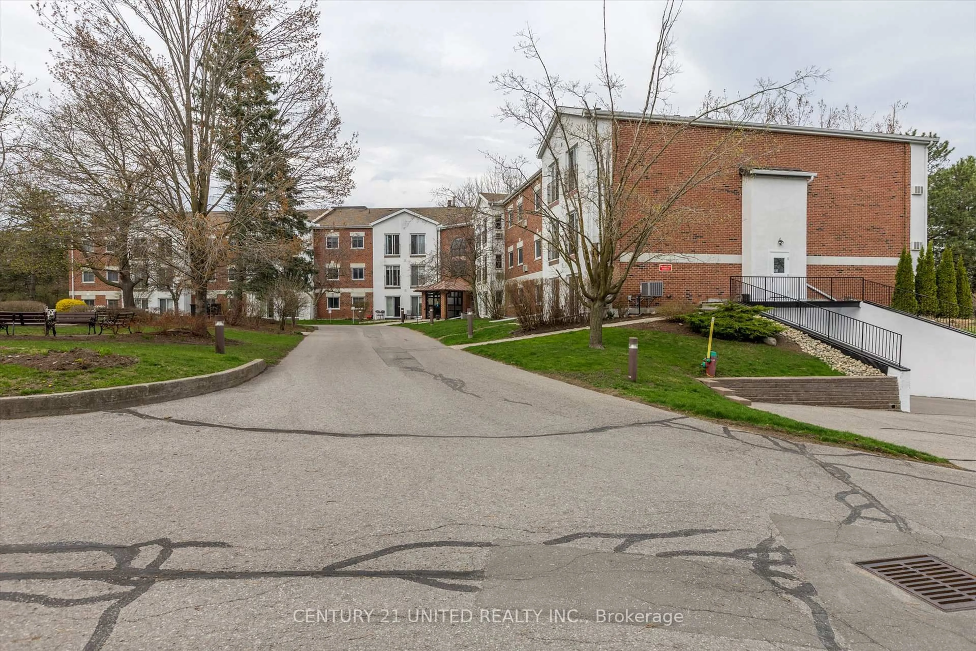 A pic from outside/outdoor area/front of a property/back of a property/a pic from drone, street for 1111 Water St #204, Peterborough North Ontario K9H 3P7